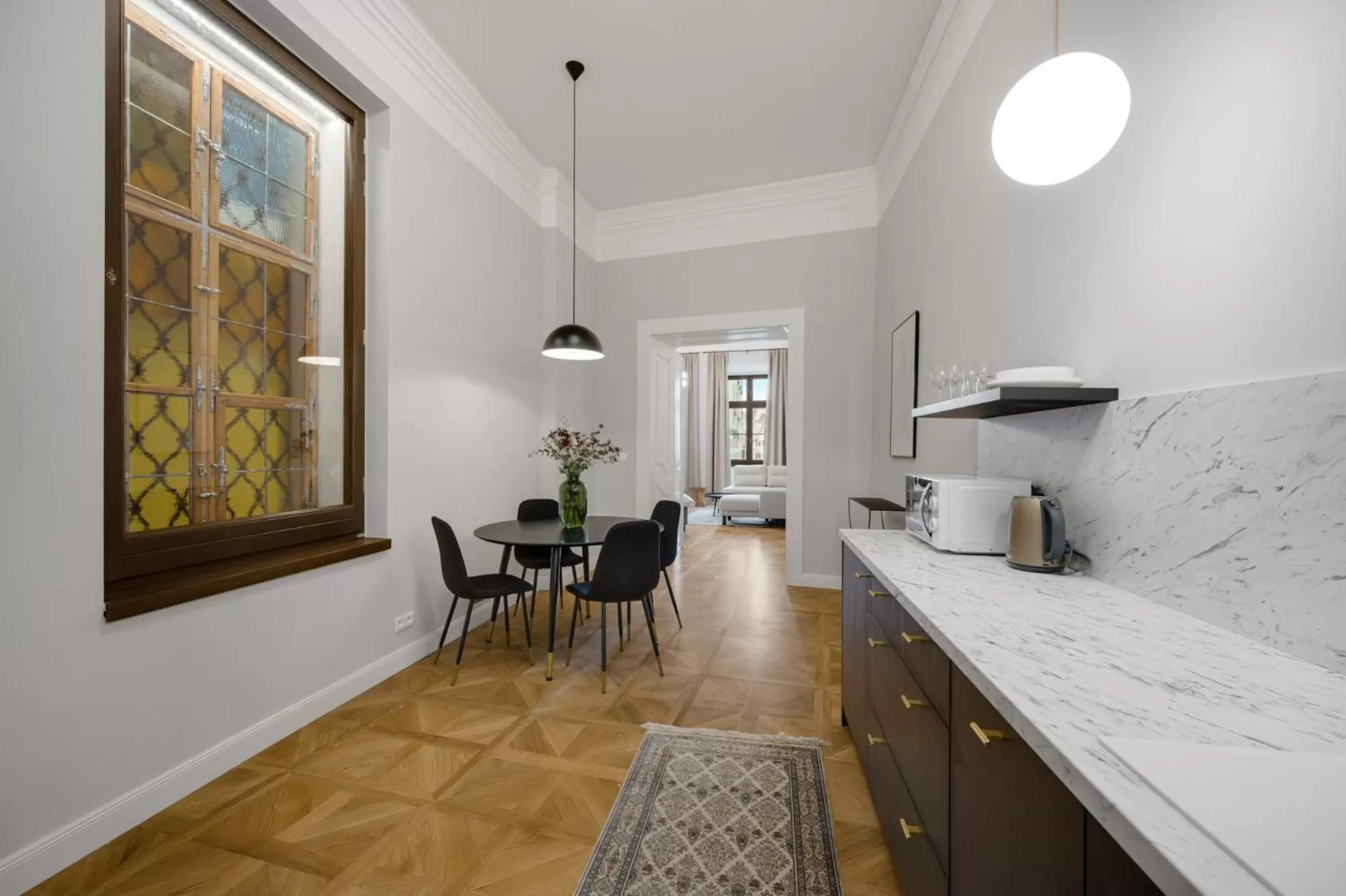 Kitchen or kitchenette in Palace Apartments