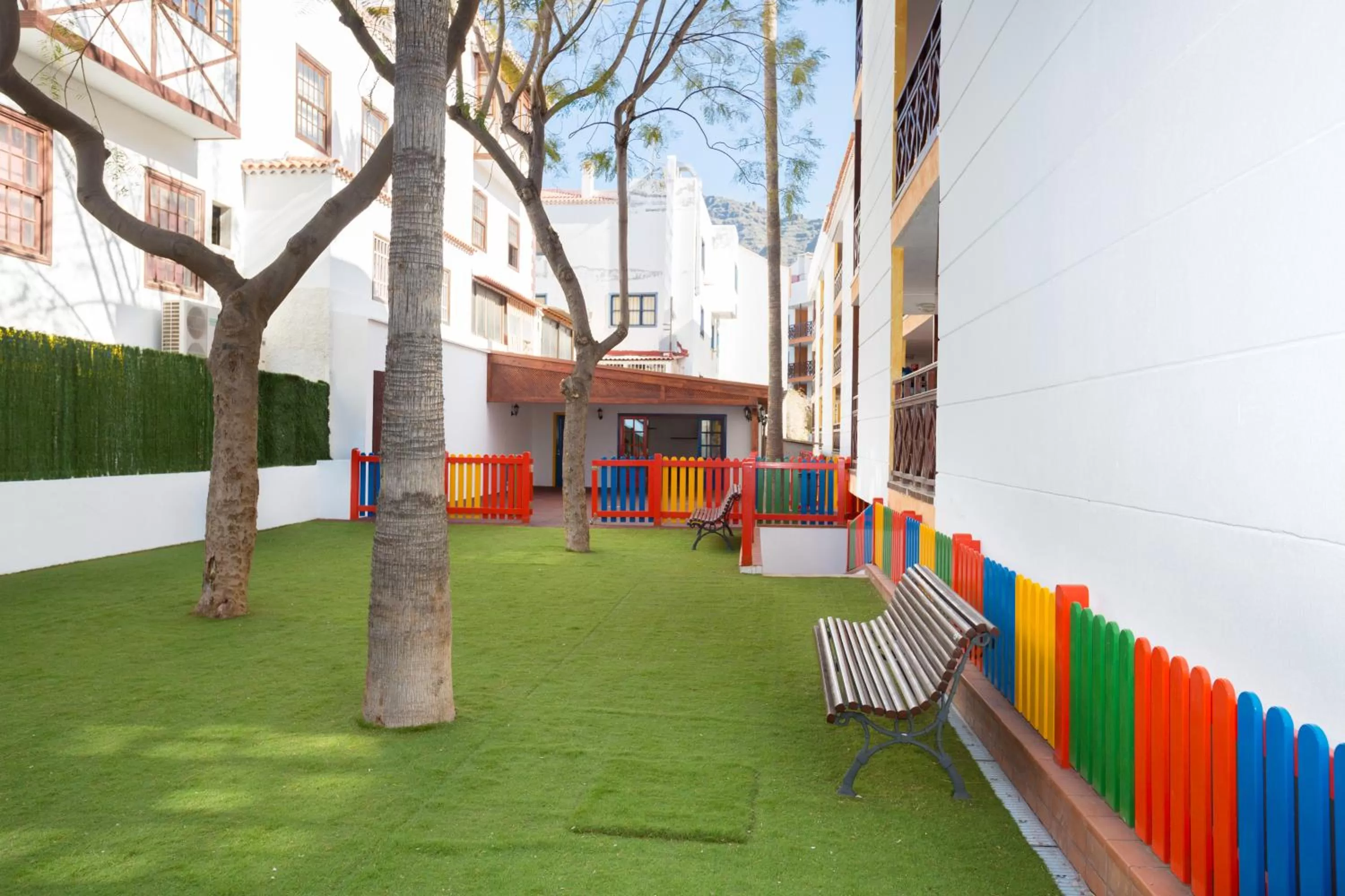 Children play ground in Globales Tamaimo Tropical