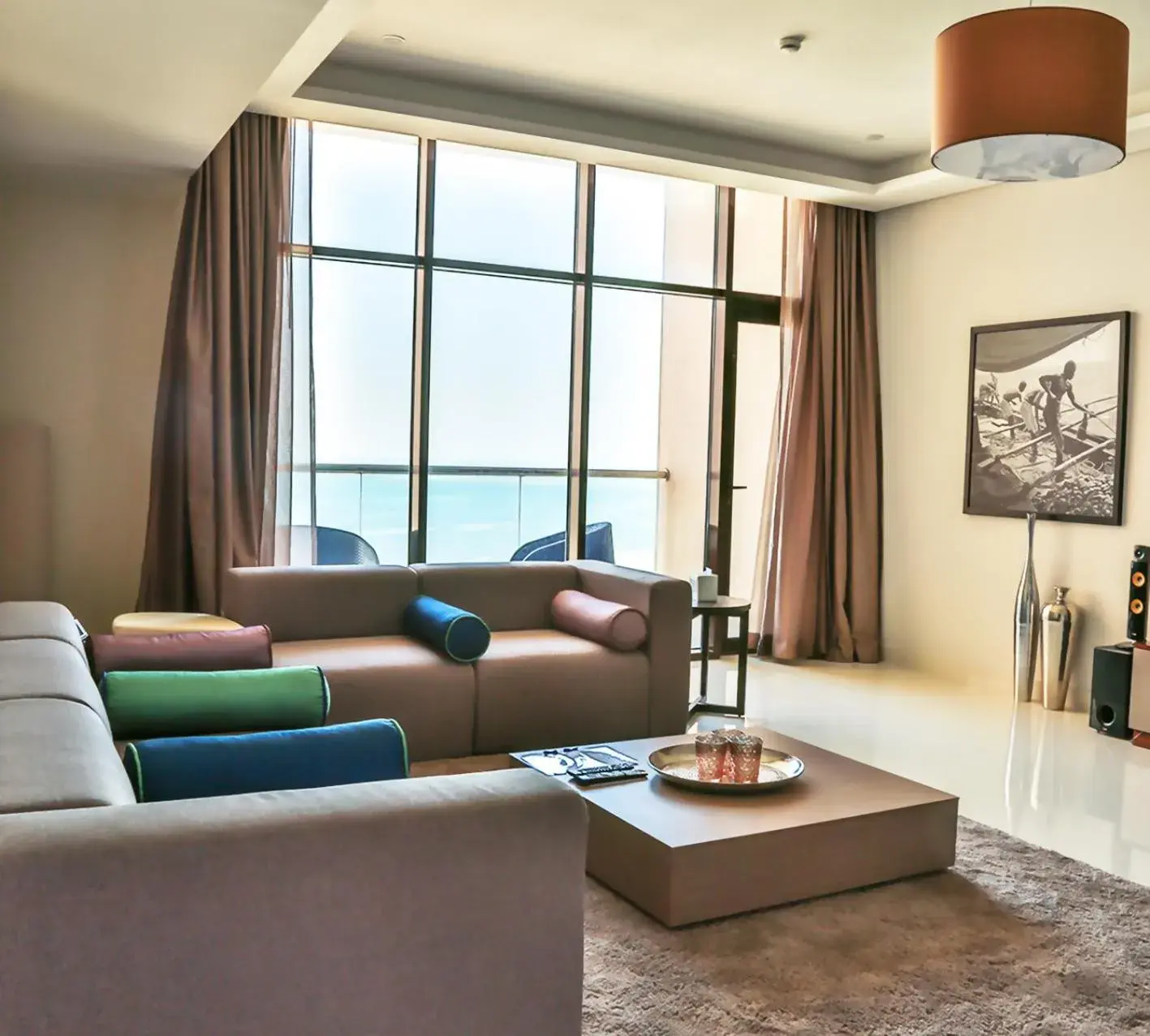 Living room, Seating Area in Lagoona Beach Luxury Resort And Spa