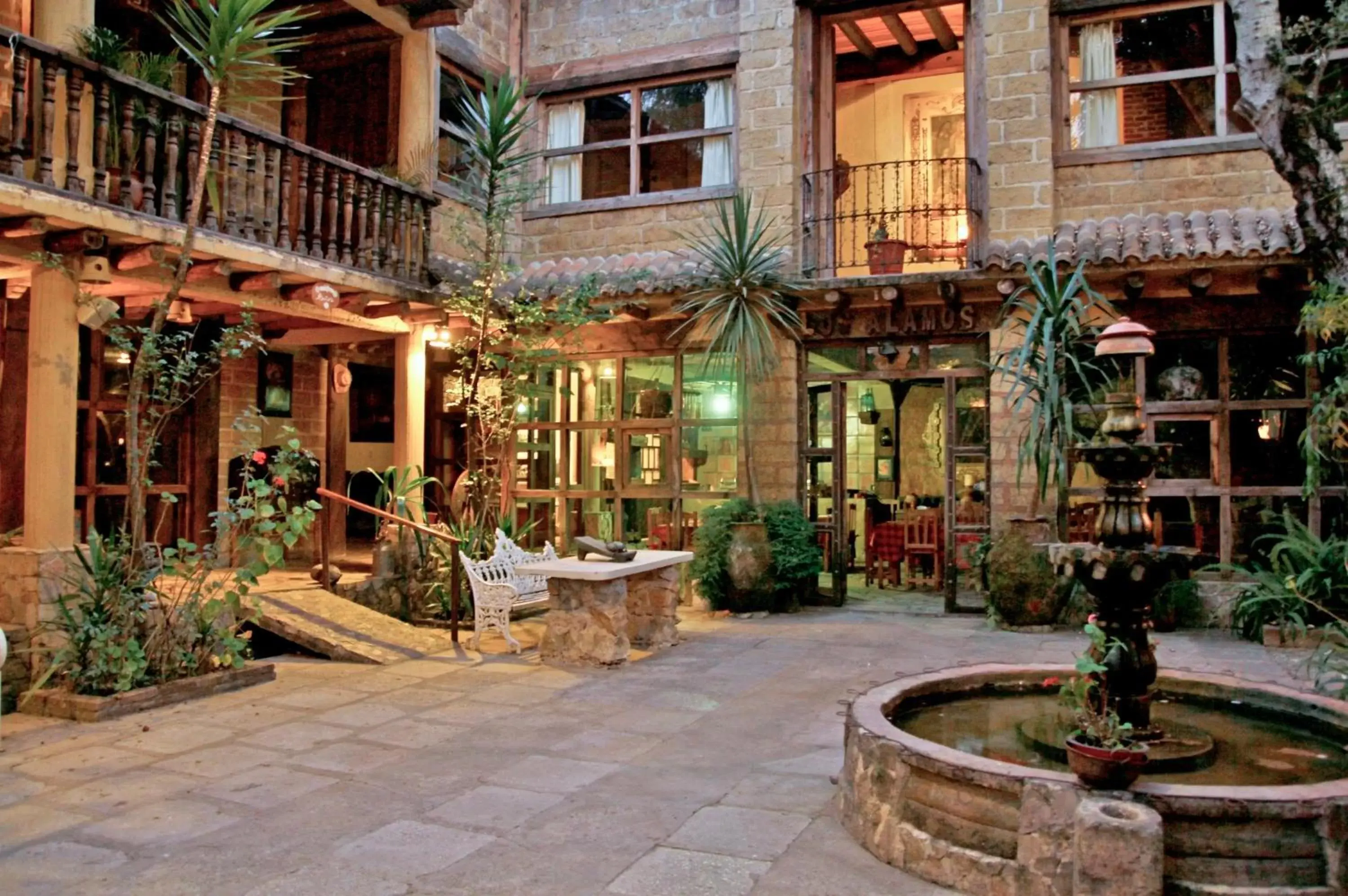 Patio in Hotel Hacienda Don Juan San Cristobal de las Casas Chiapas