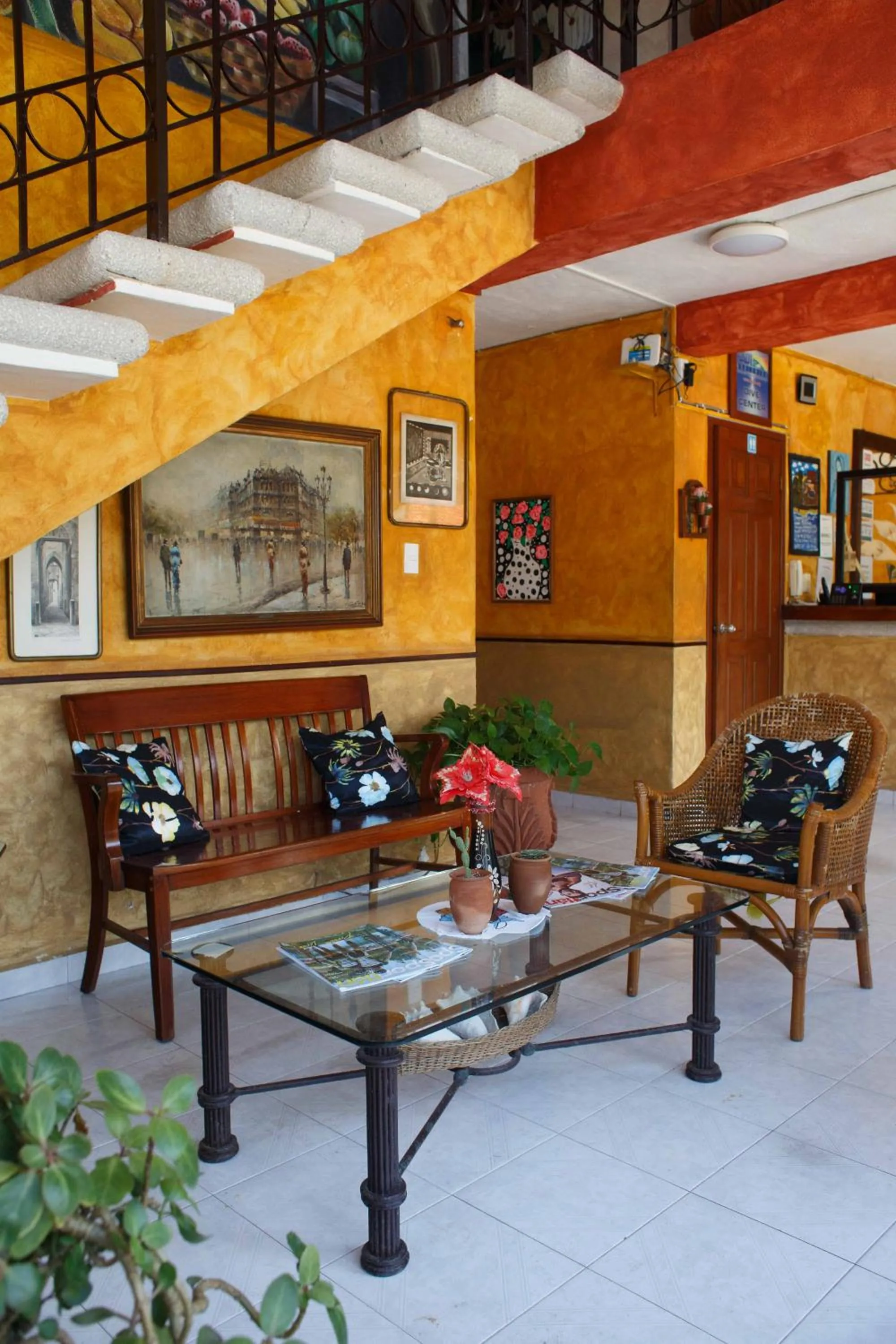 Lobby or reception in Hotel La Casona Real