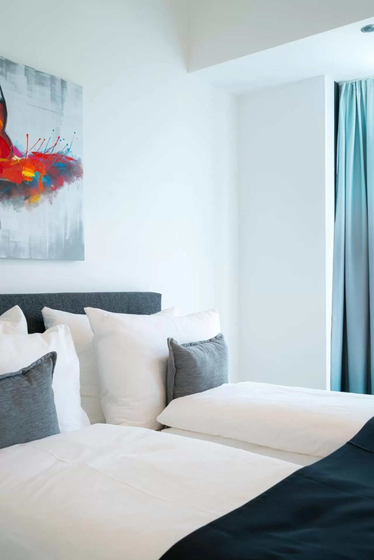 Bed in Vienna Residence, Marina Tower - Danube