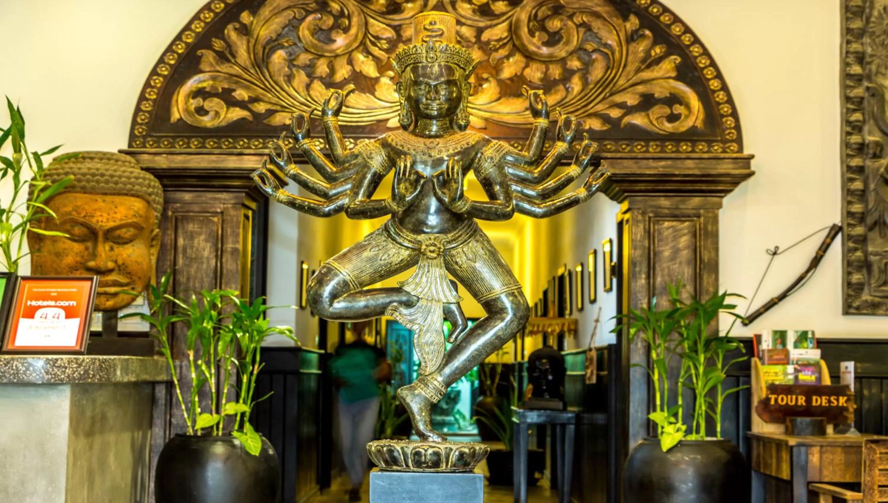 Lobby or reception in The Cyclo d'Angkor Boutique Hotel