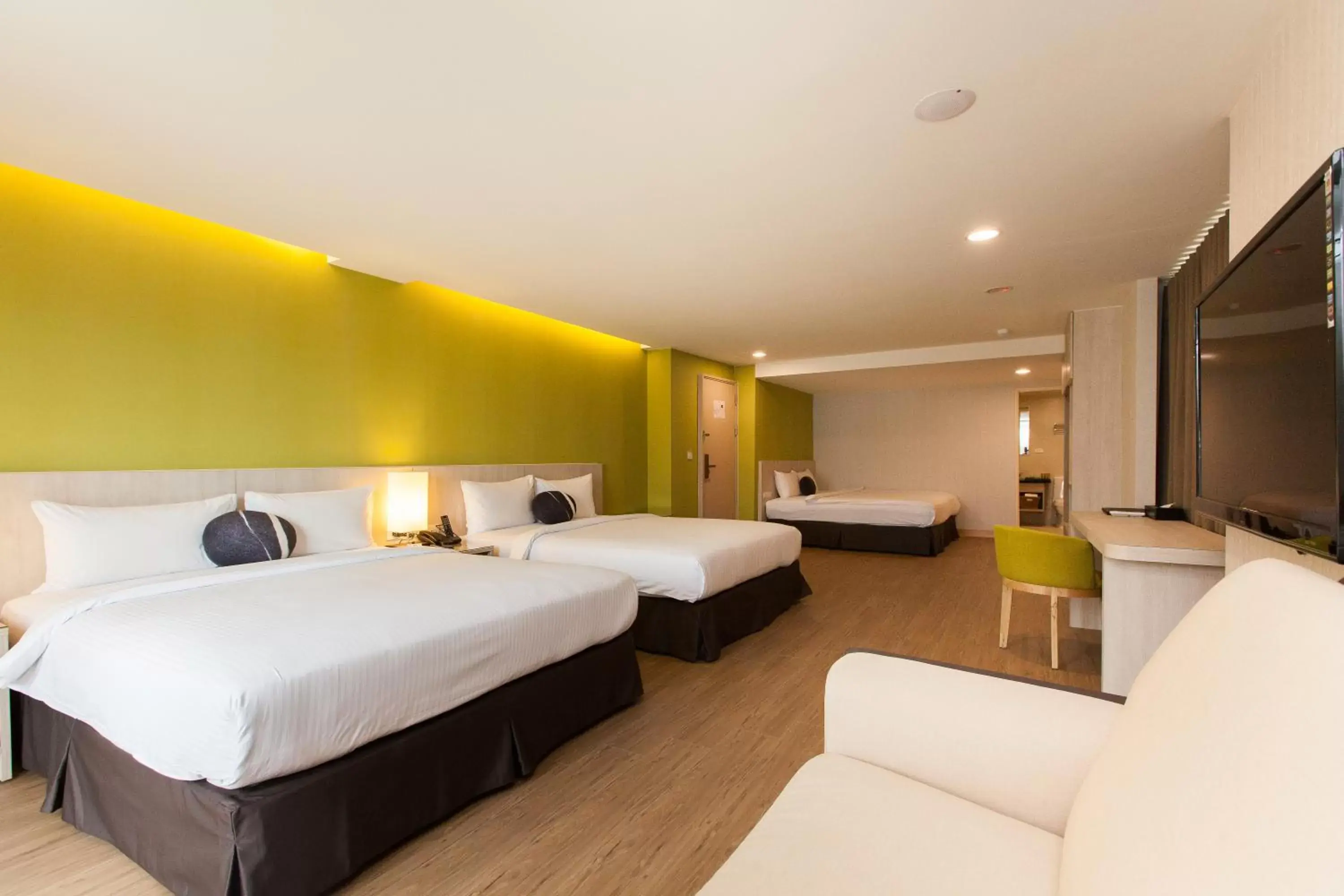 Bed in TC Hotel - Hualien Zhongxiao