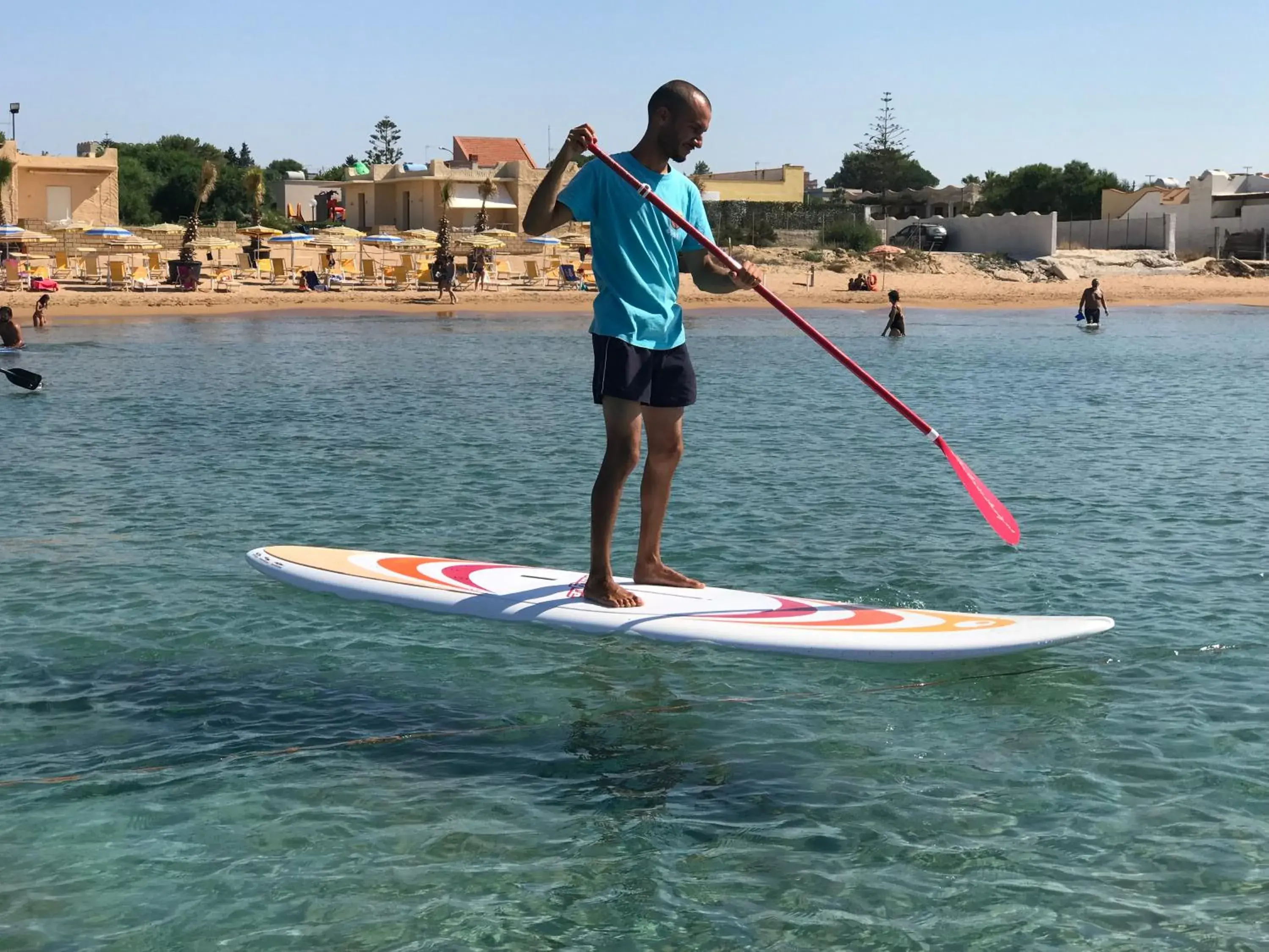 Canoeing in Triscinamare Hotel Residence