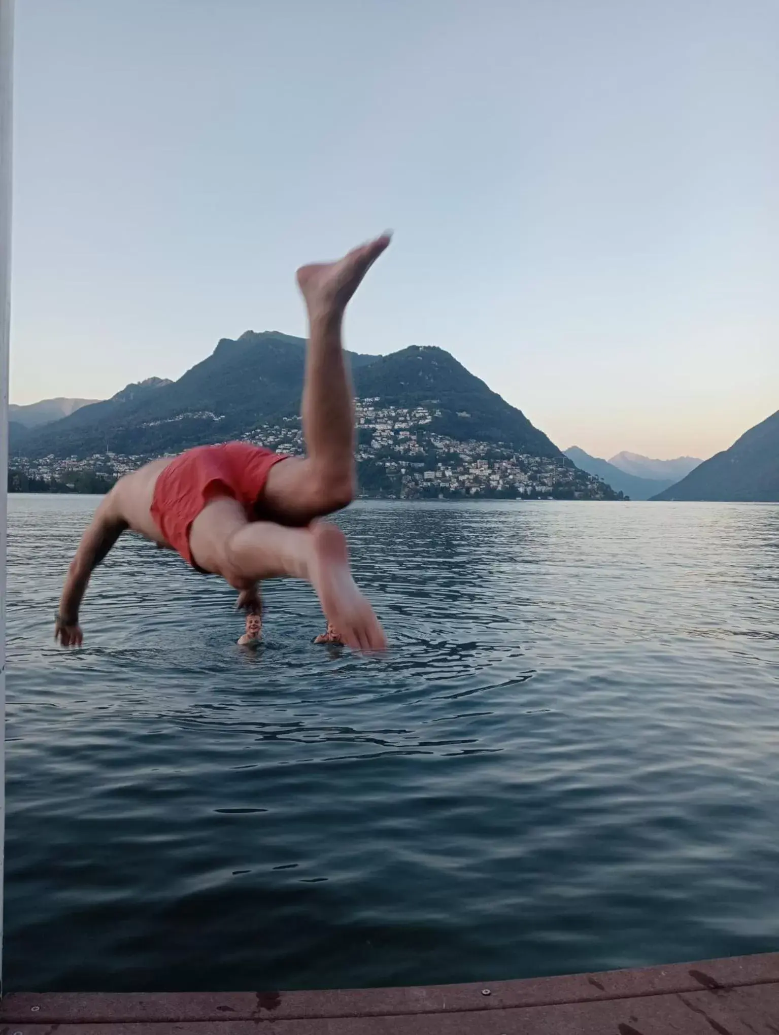 Swimming pool in Novotel Lugano Paradiso