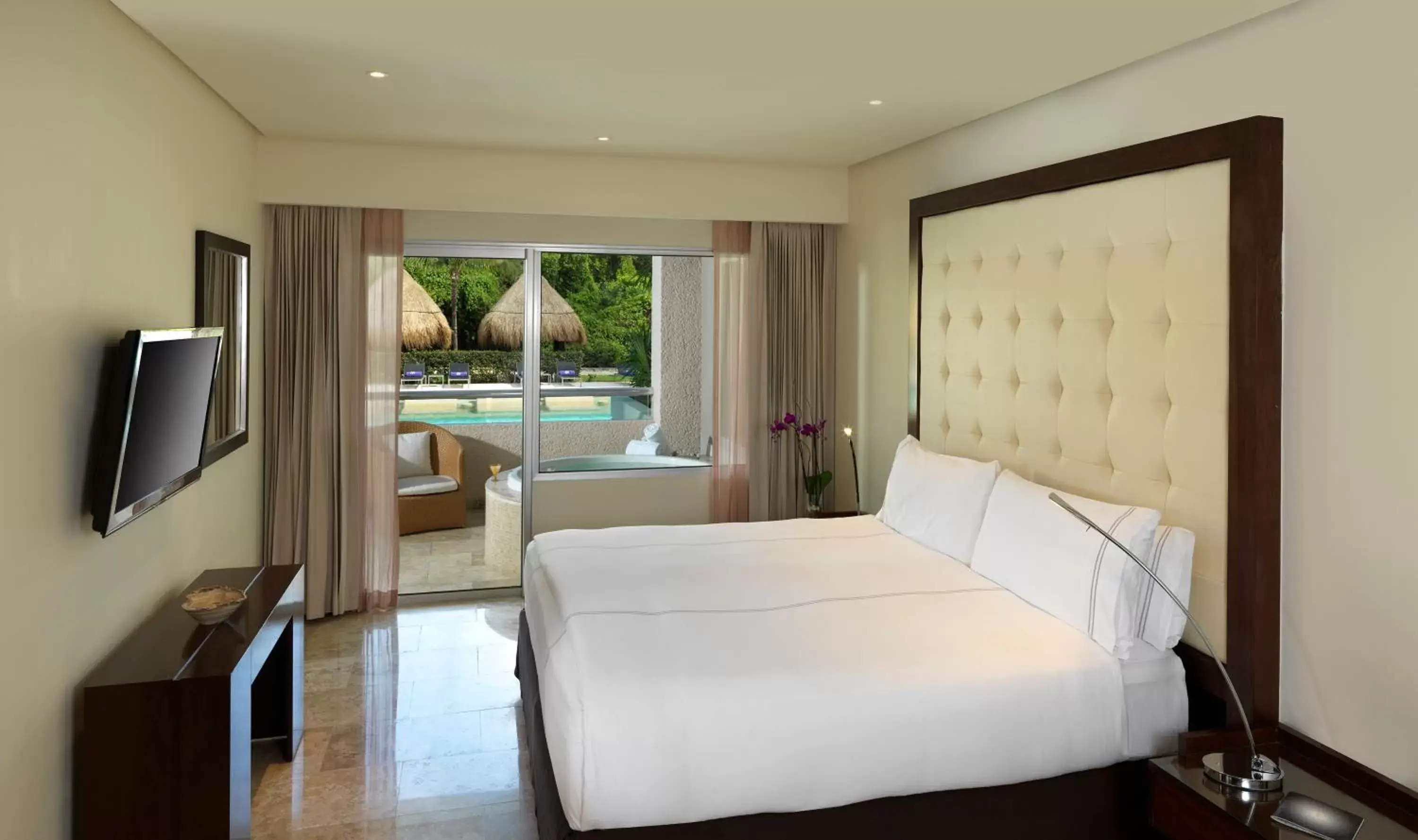 Bedroom, Bed in Paradisus La Perla - Adults Only All Inclusive