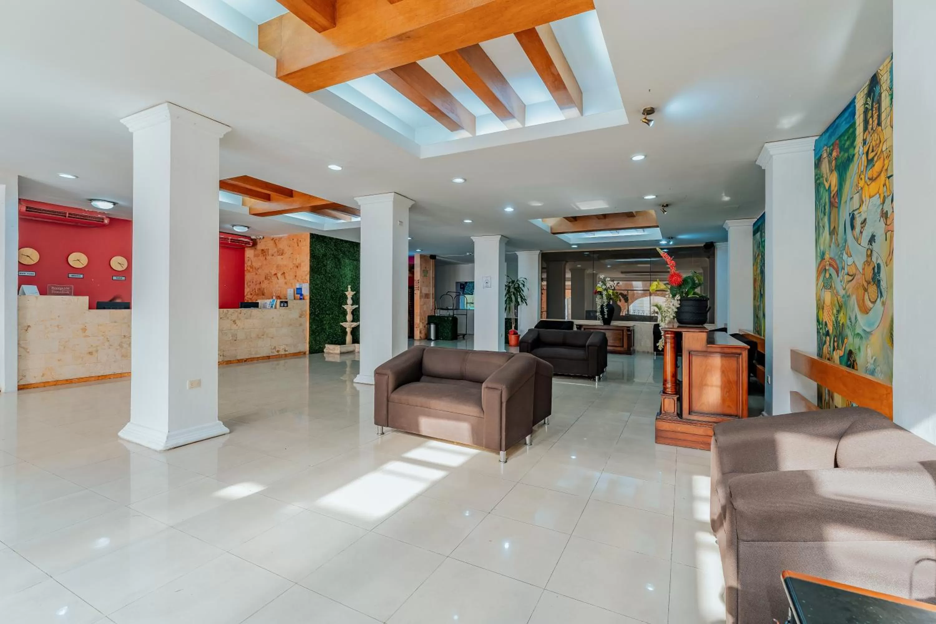 Seating area in Hotel Maya Yucatan