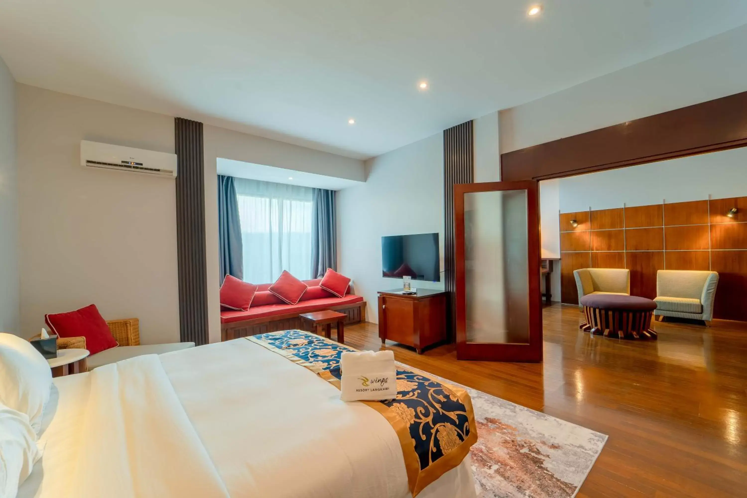 Seating area, Bed in Wings by Croske Resort Langkawi Seating area, Bed in Wings by Croske Resort Langkawi