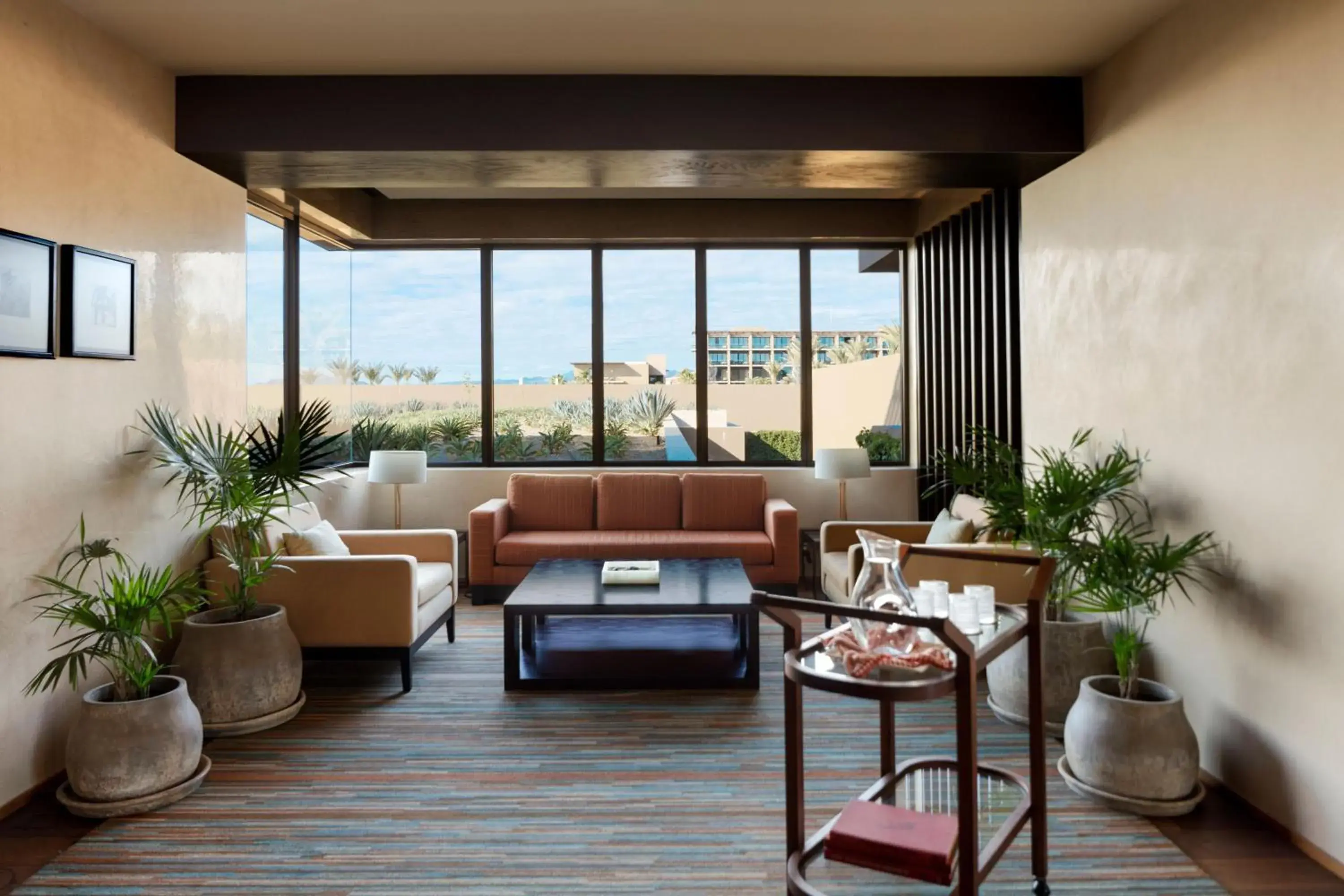 Living room in Casa Maat at JW Marriott Los Cabos Beach Resort & Spa