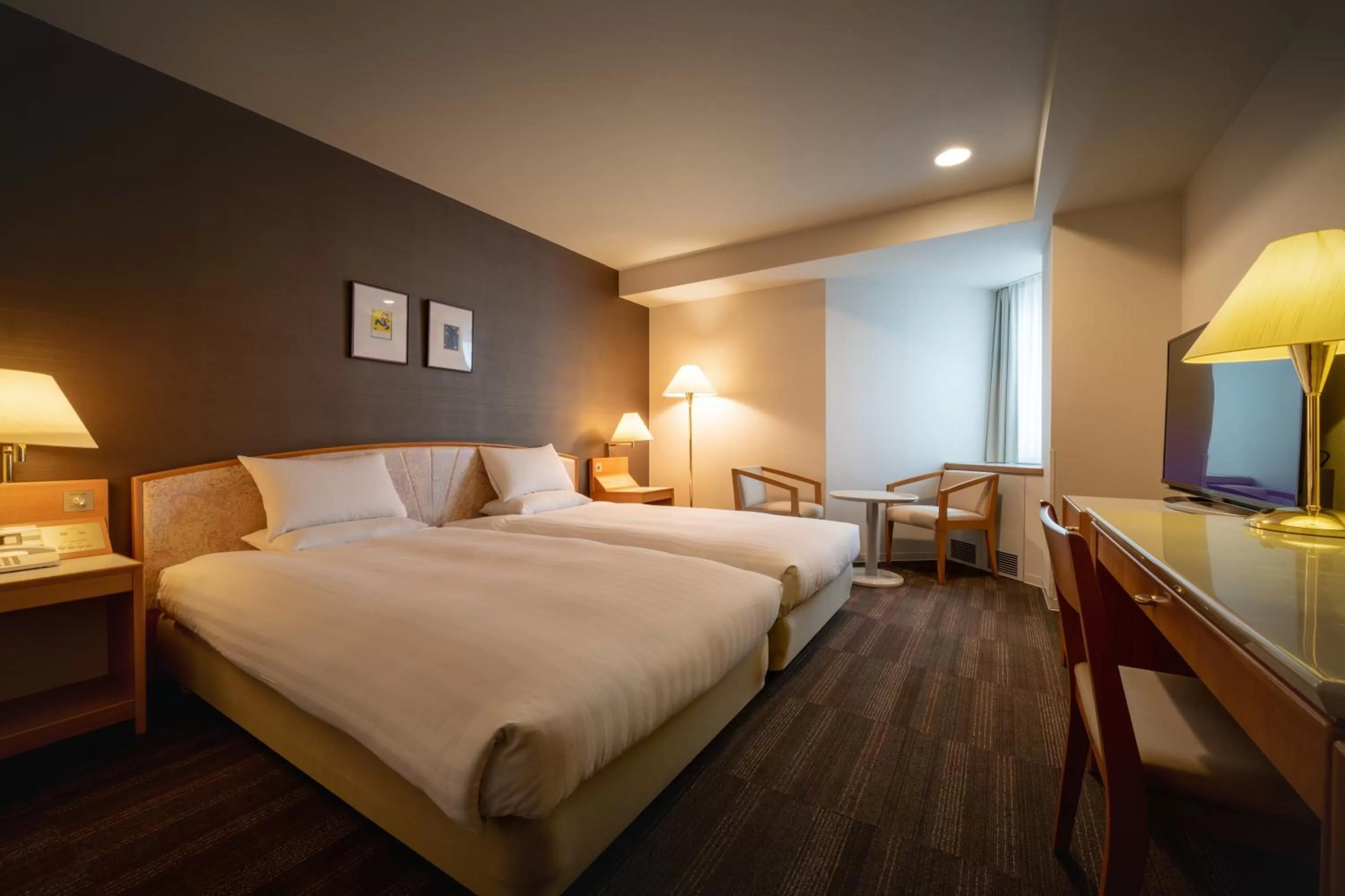 Bed in Air Terminal Hotel