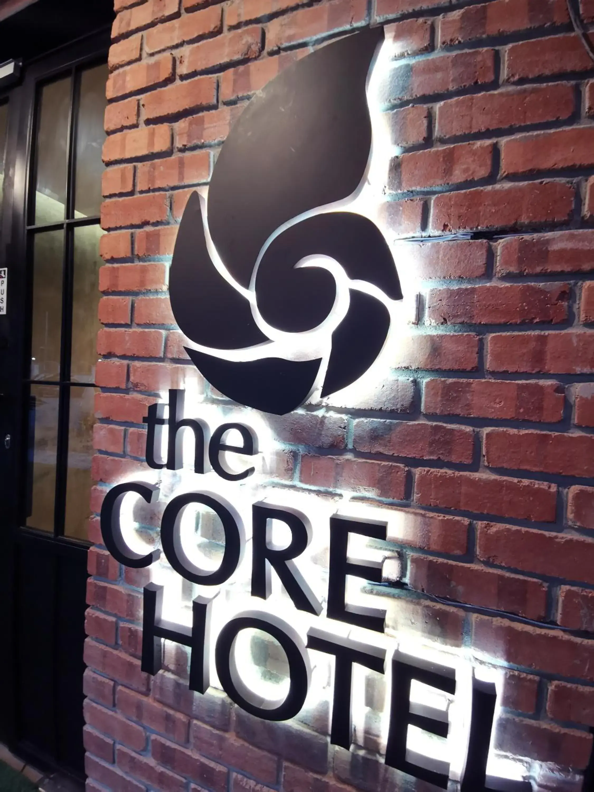 Facade/entrance, Property Logo/Sign in The Core Hotel