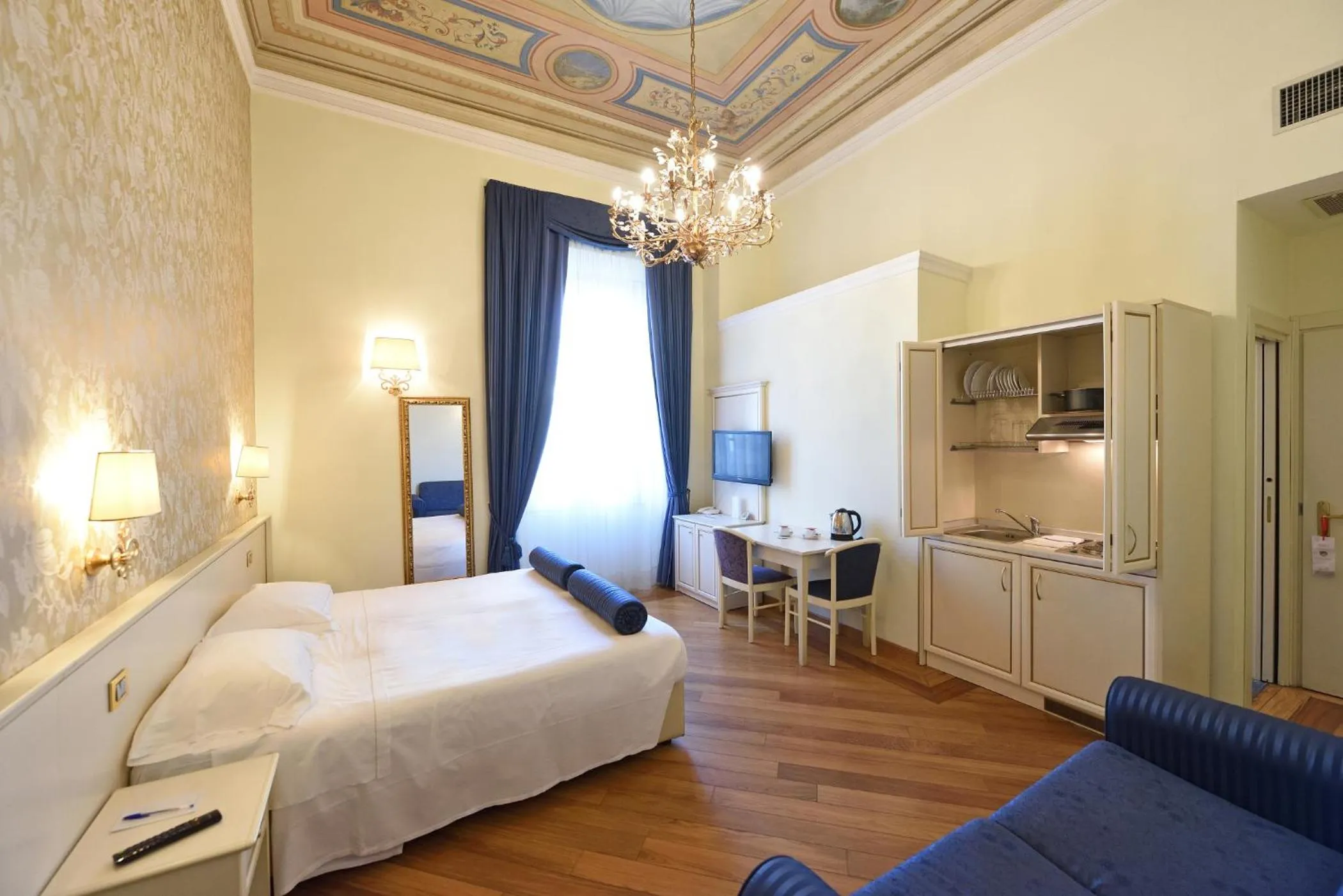Bed in Relais La Corte di Cloris