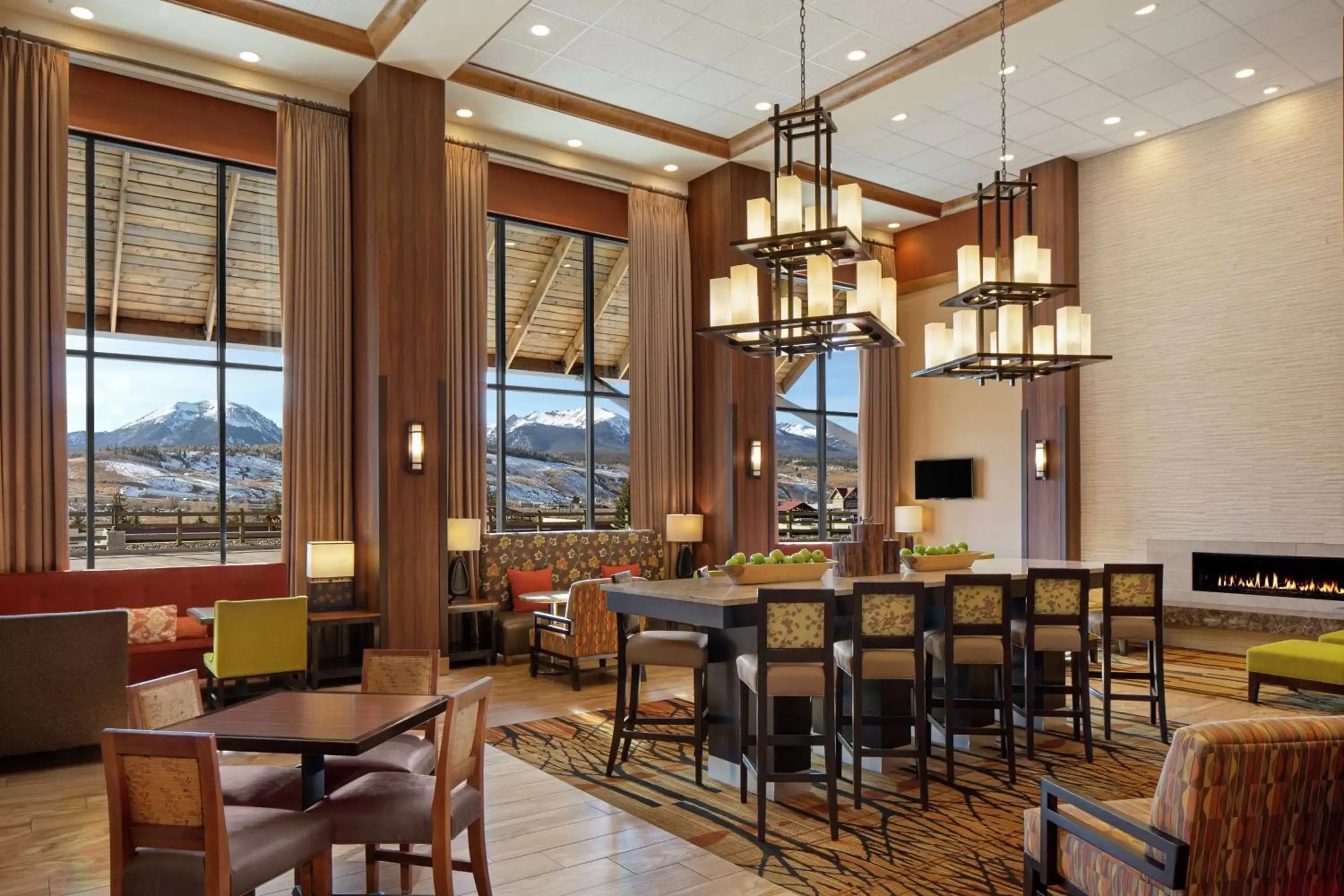 Lobby or reception in Hampton Inn & Suites Silverthorne Lobby or reception in Hampton Inn & Suites Silverthorne