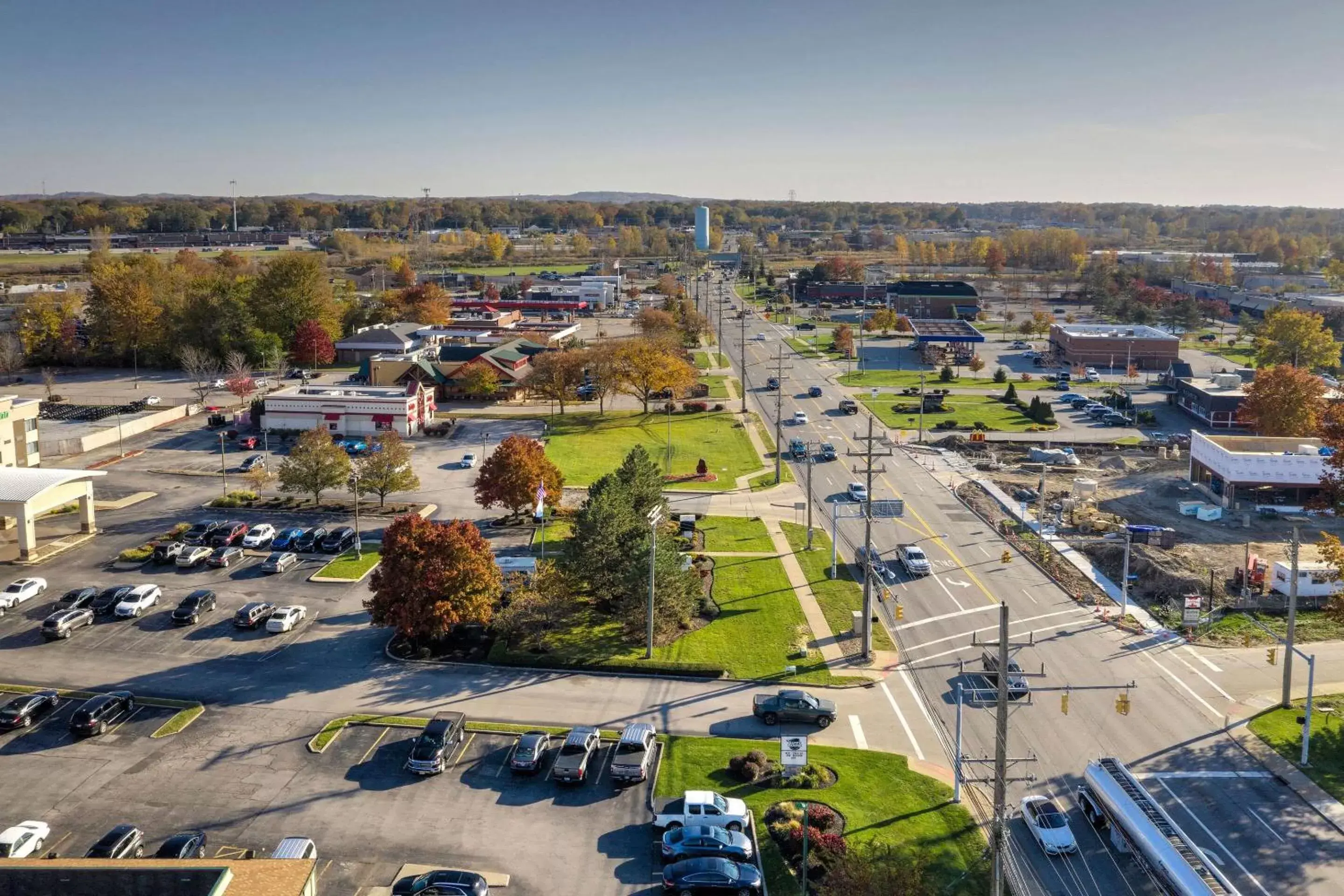 Property building, Bird's-eye View in Suburban Studios Mentor - Cleveland Northeast