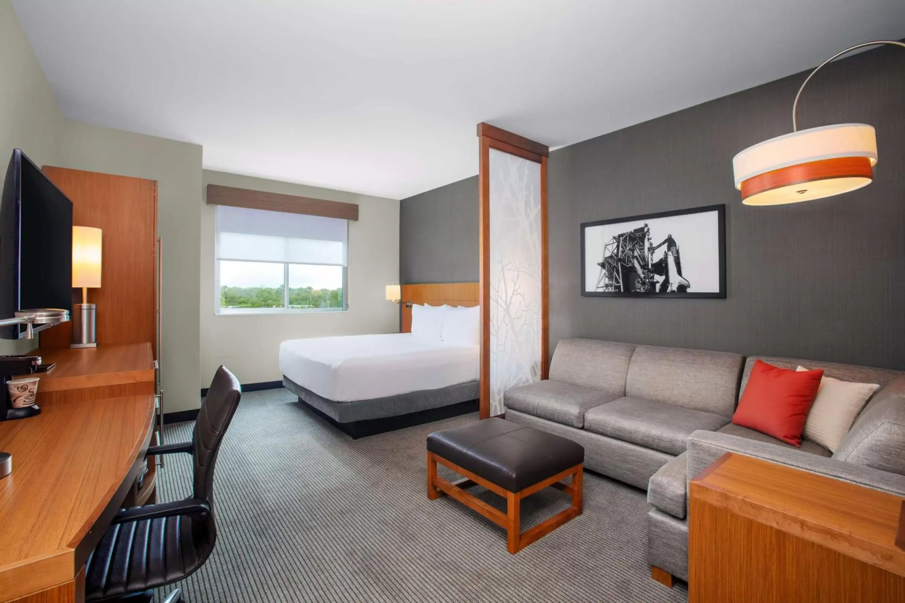 Photo of the whole room in Hyatt Place Titusville Kennedy Space Center Photo of the whole room in Hyatt Place Titusville Kennedy Space Center