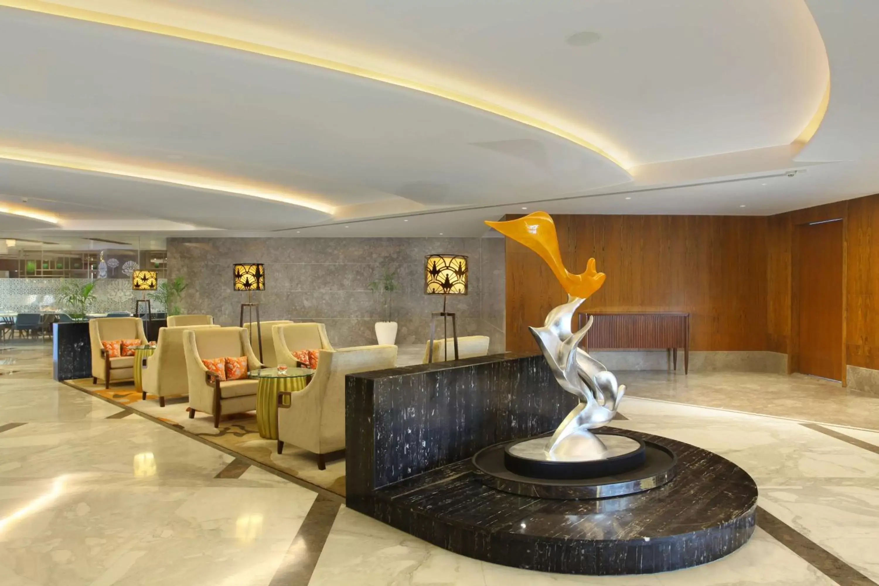 Lobby or reception in Radisson Blu Jammu Lobby or reception in Radisson Blu Jammu