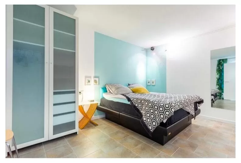 Bed in Hotel Herrloh