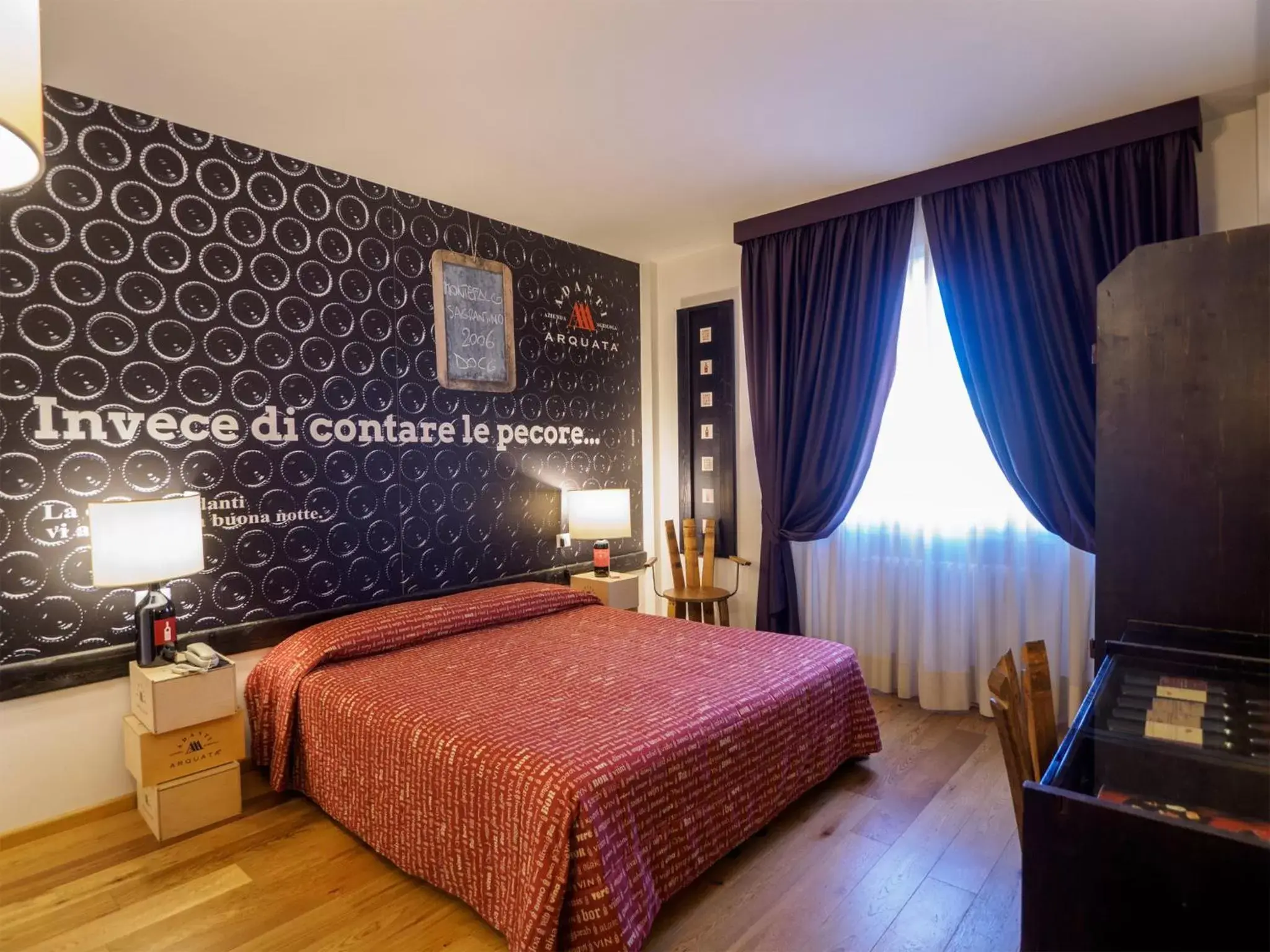 Bedroom, Bed in Hotel Giò Wine e Jazz Area