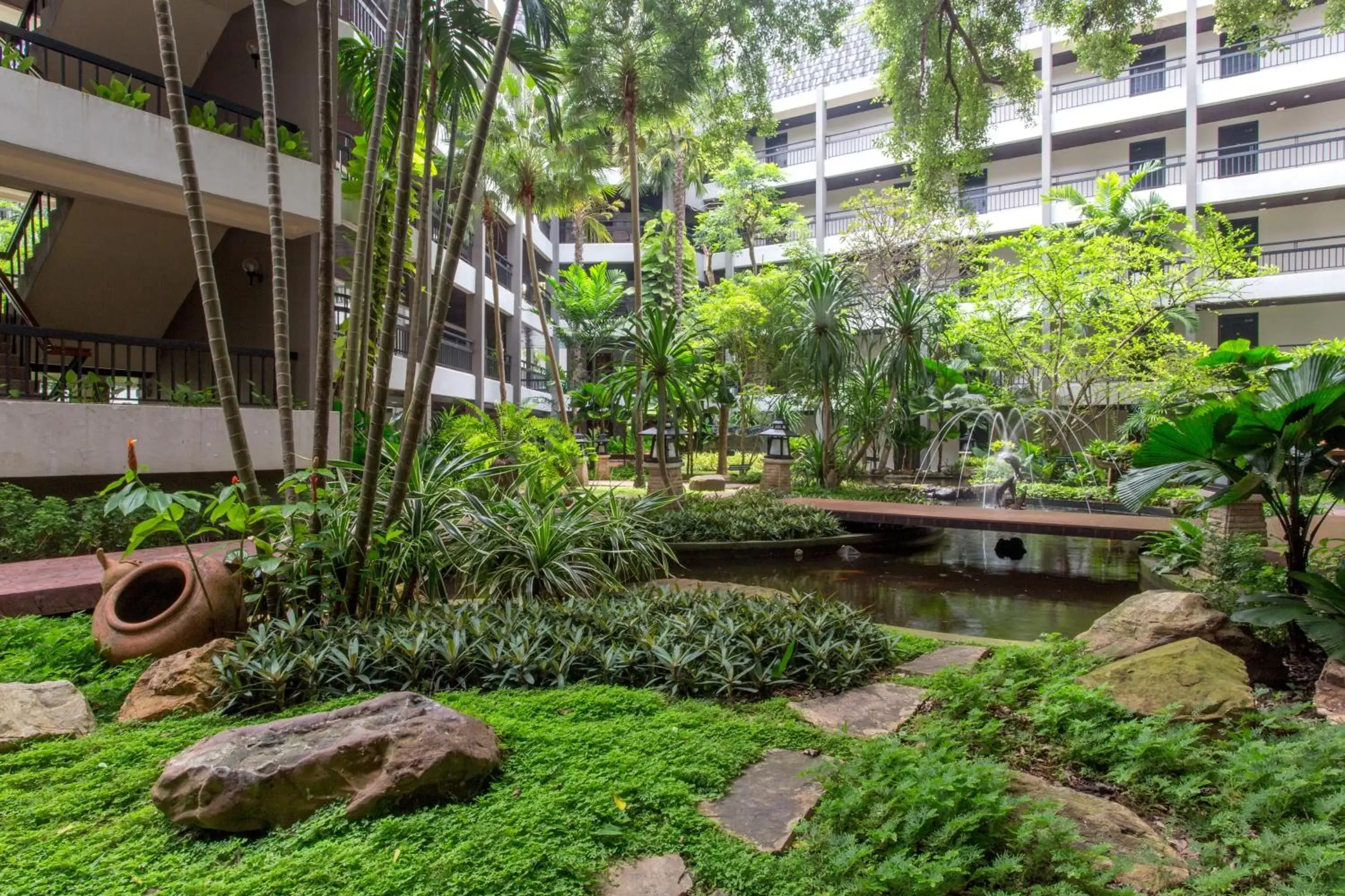 Garden view, Garden in Siam Bayshore Resort Pattaya