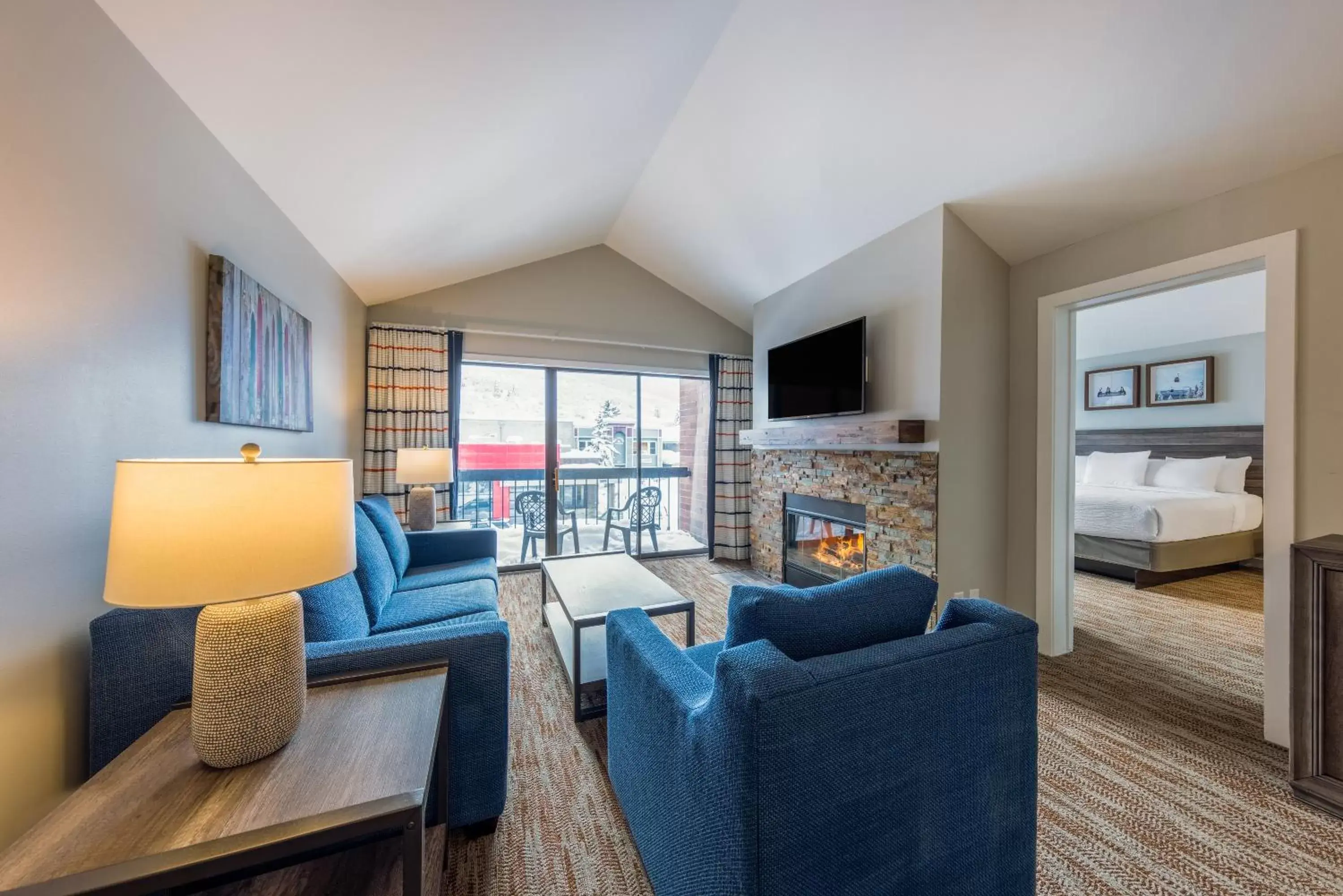 Living room, Seating Area in Park Plaza Resort Park City, a Ramada by Wyndham