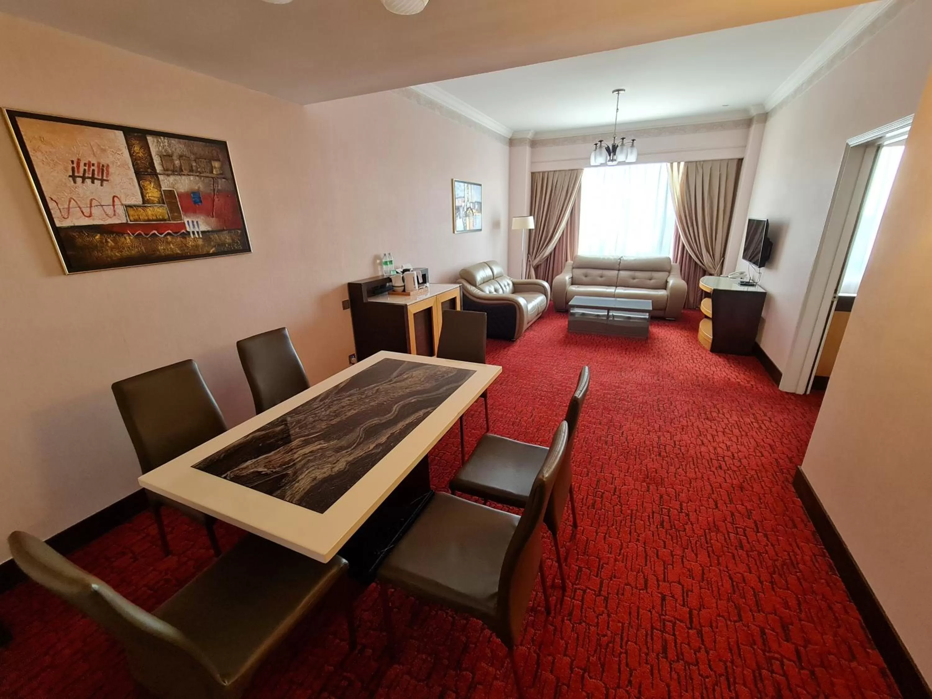 Seating area in Dynasty Hotel Miri