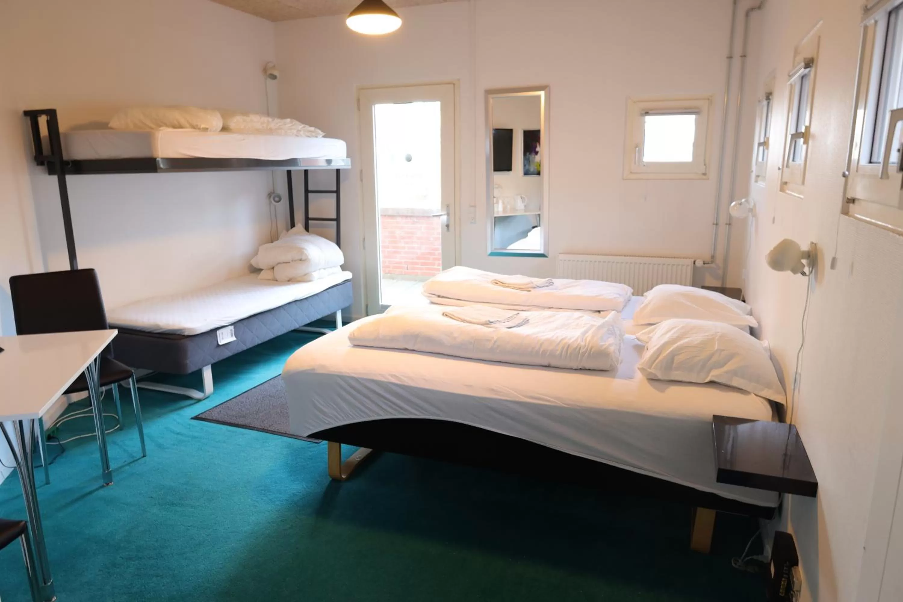 Bed, Bunk Bed in Motel Sindal