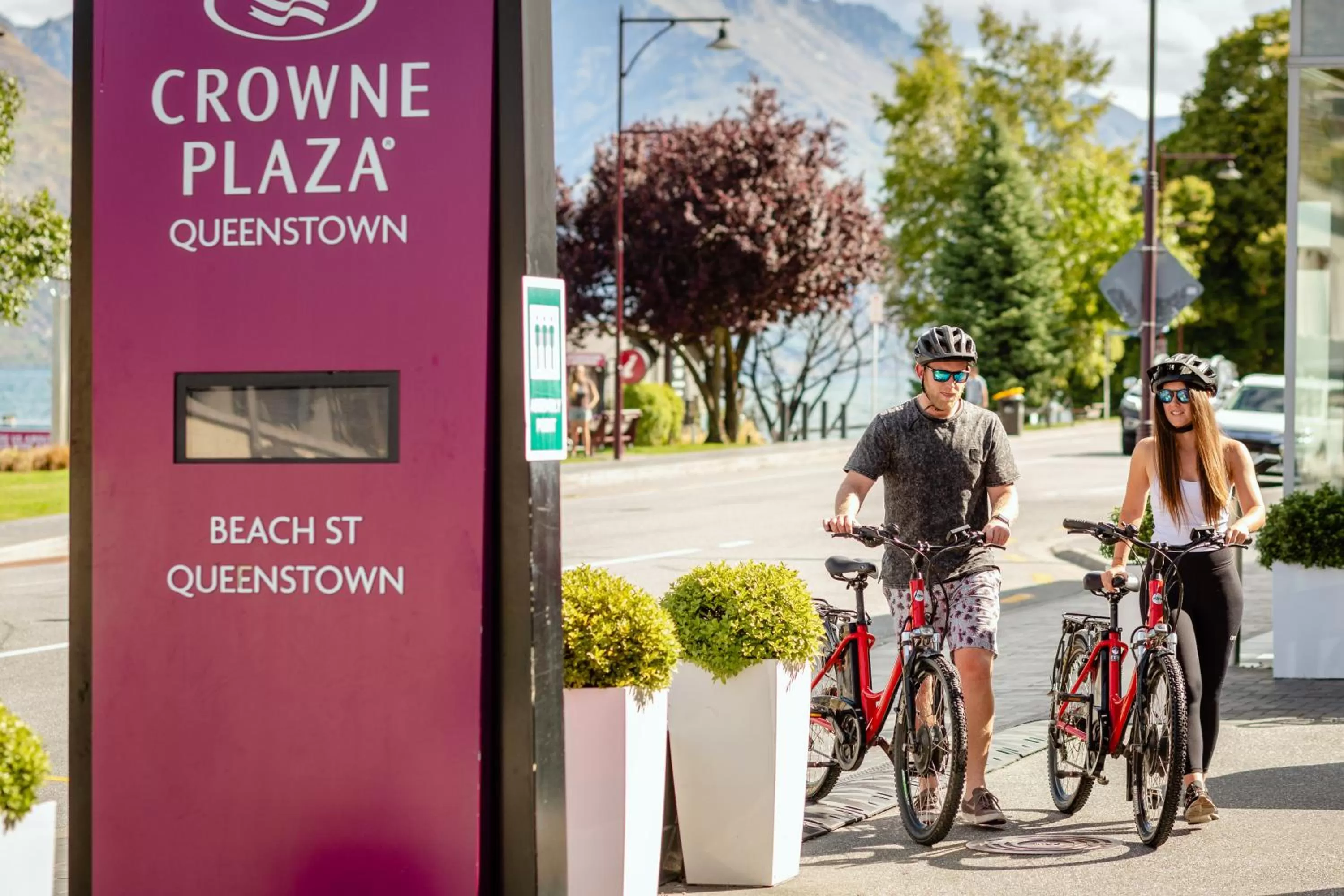 Cycling in Crowne Plaza Queenstown by IHG