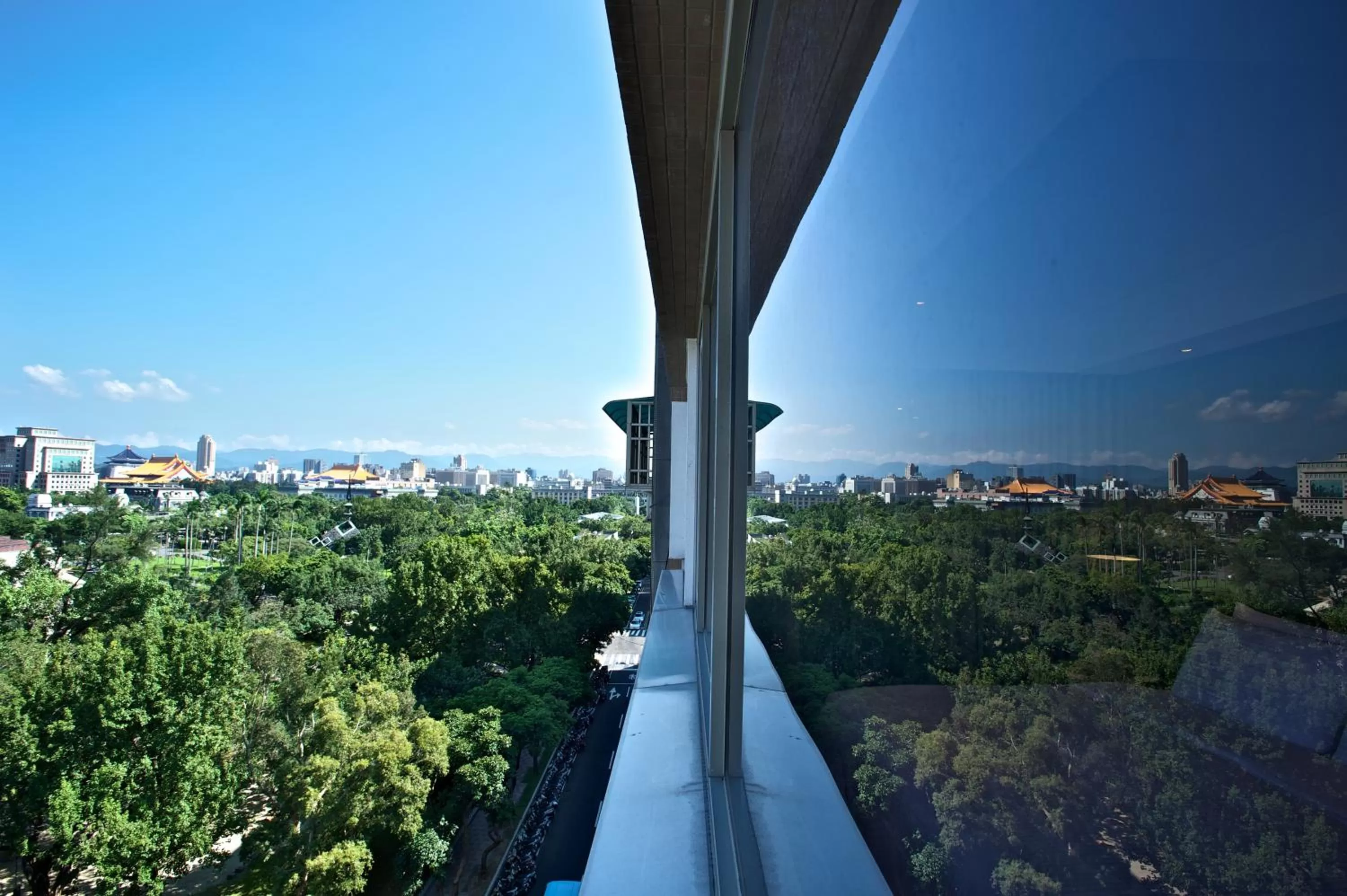 City view in CHECK inn Taipei Main Station