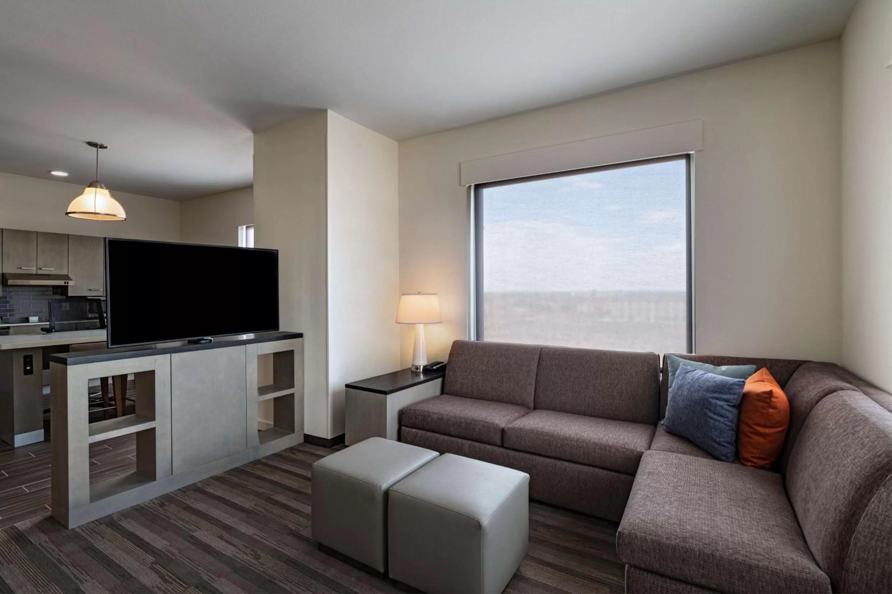 Photo of the whole room in Hyatt House Carlsbad