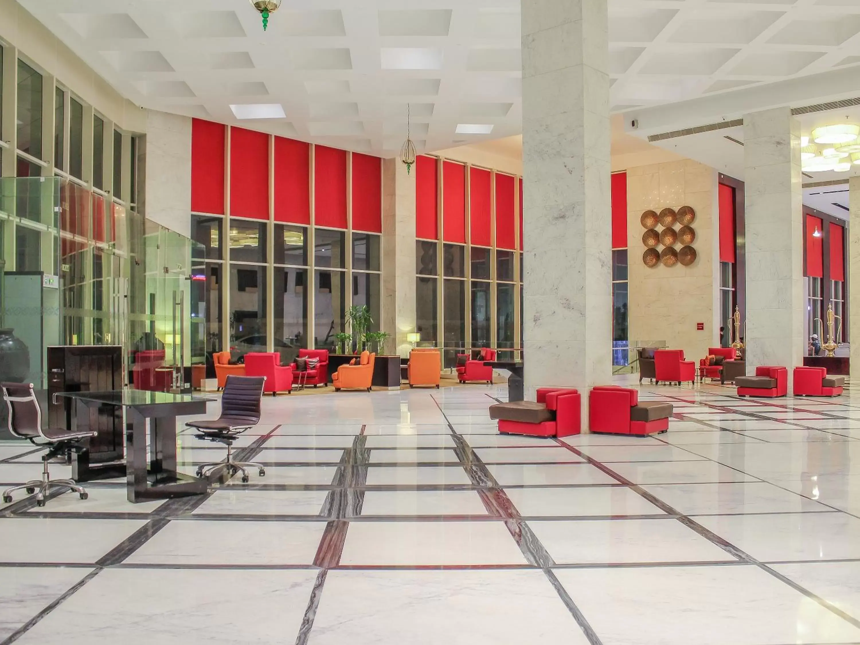 Lobby or reception in Radisson Hotel Agra