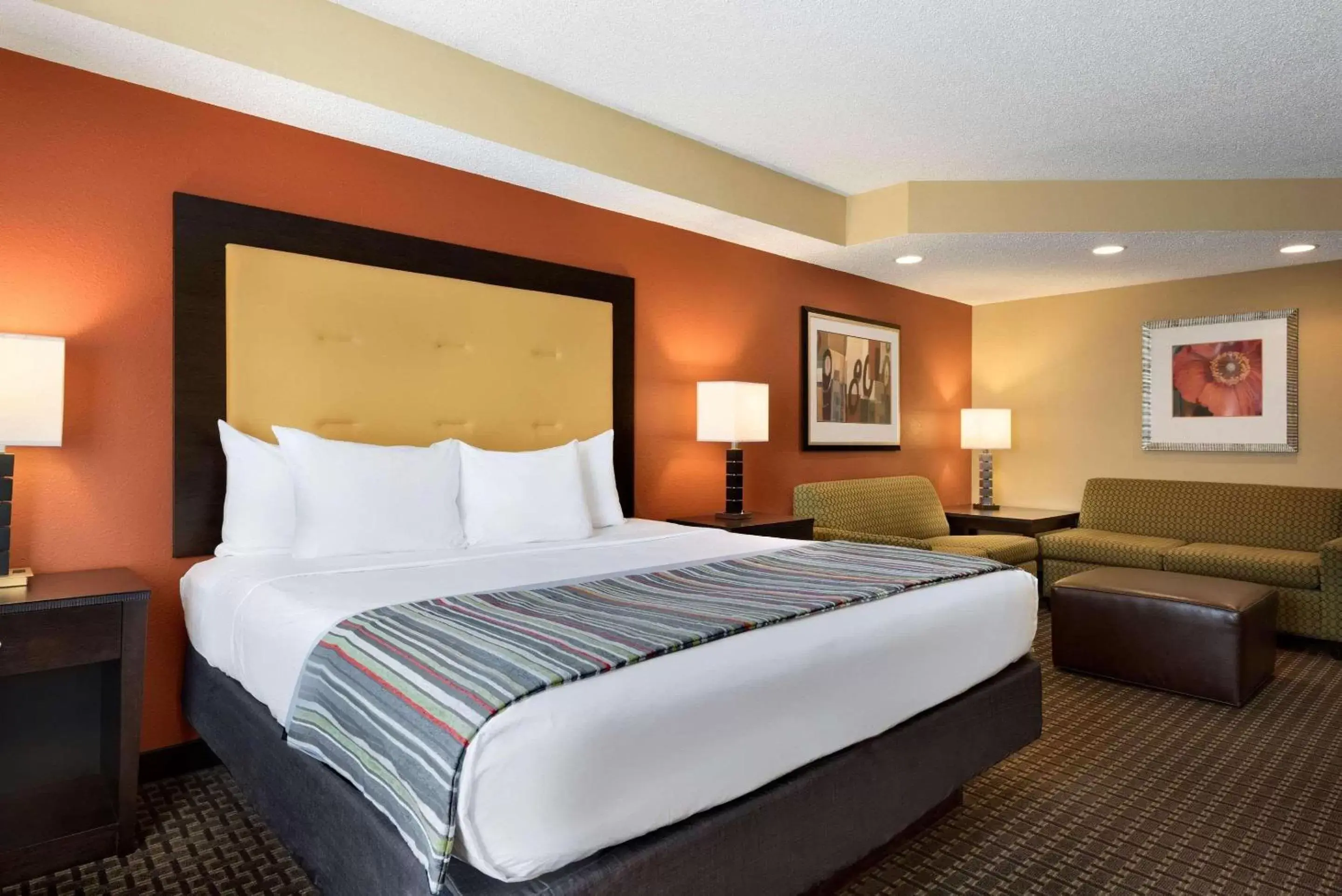 Bedroom, Bed in Country Inn & Suites by Radisson, Evansville, IN