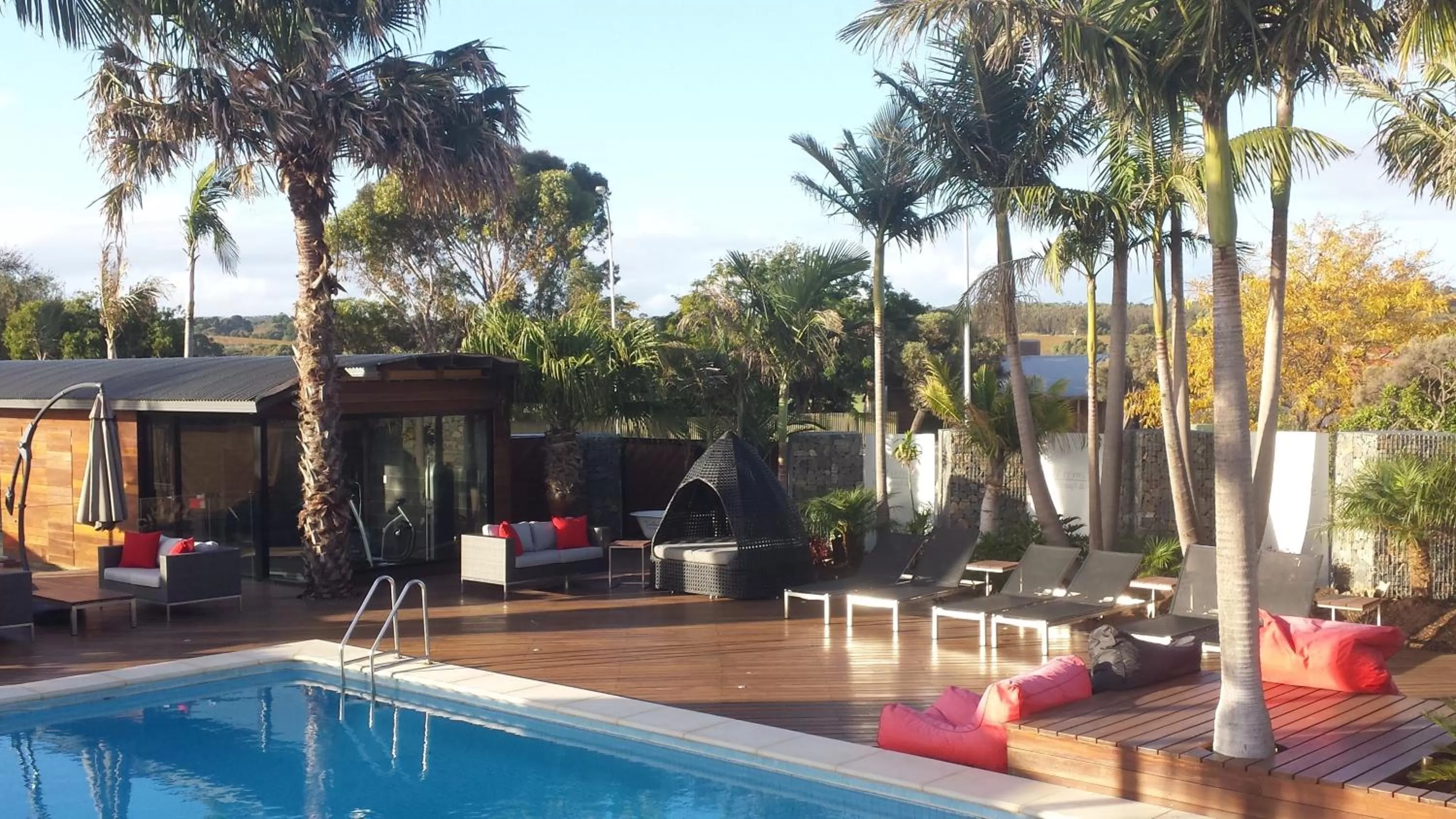 Pool view in McLaren Vale Motel & Apartments