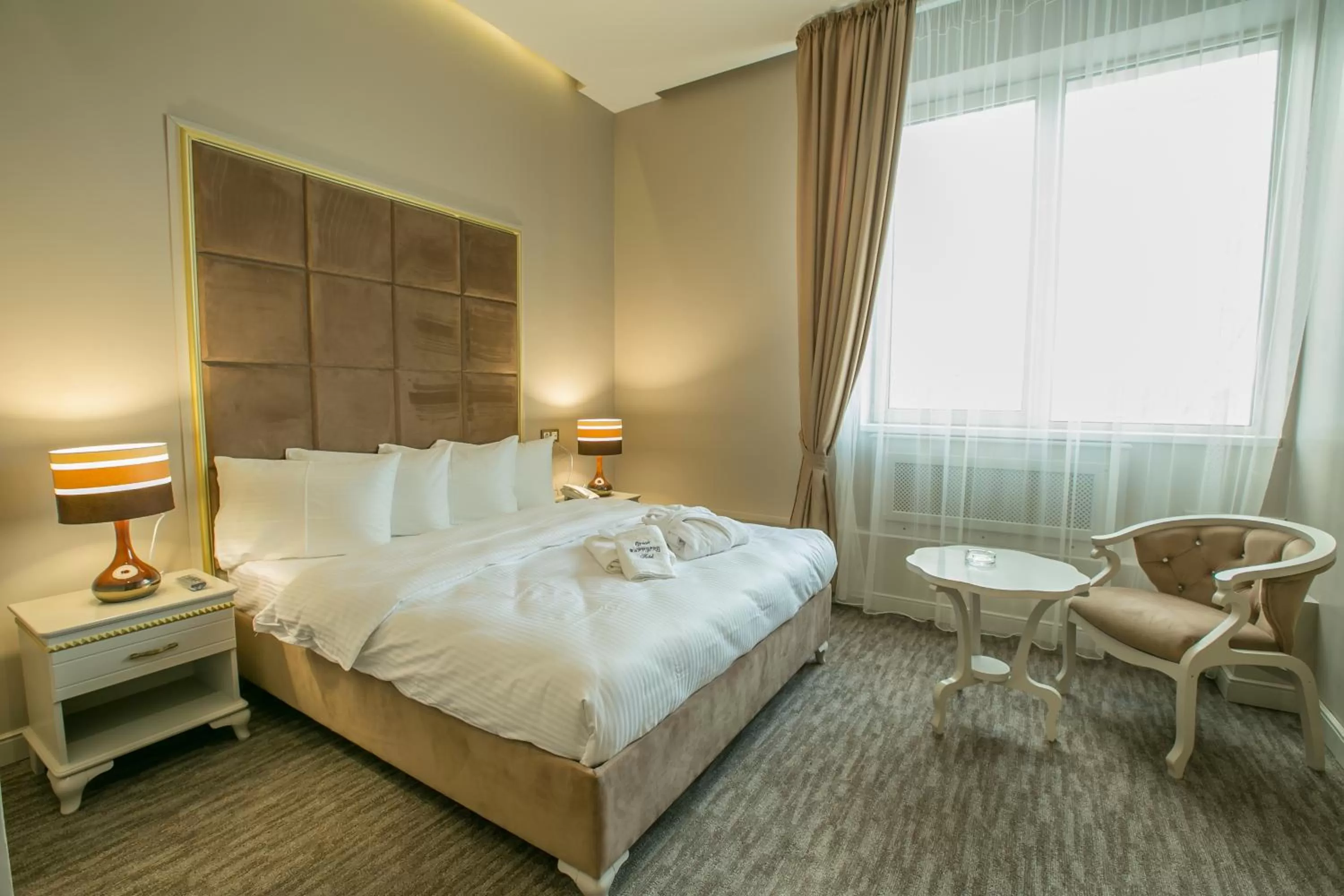 Photo of the whole room, Bed in Grand Sapphire Hotel