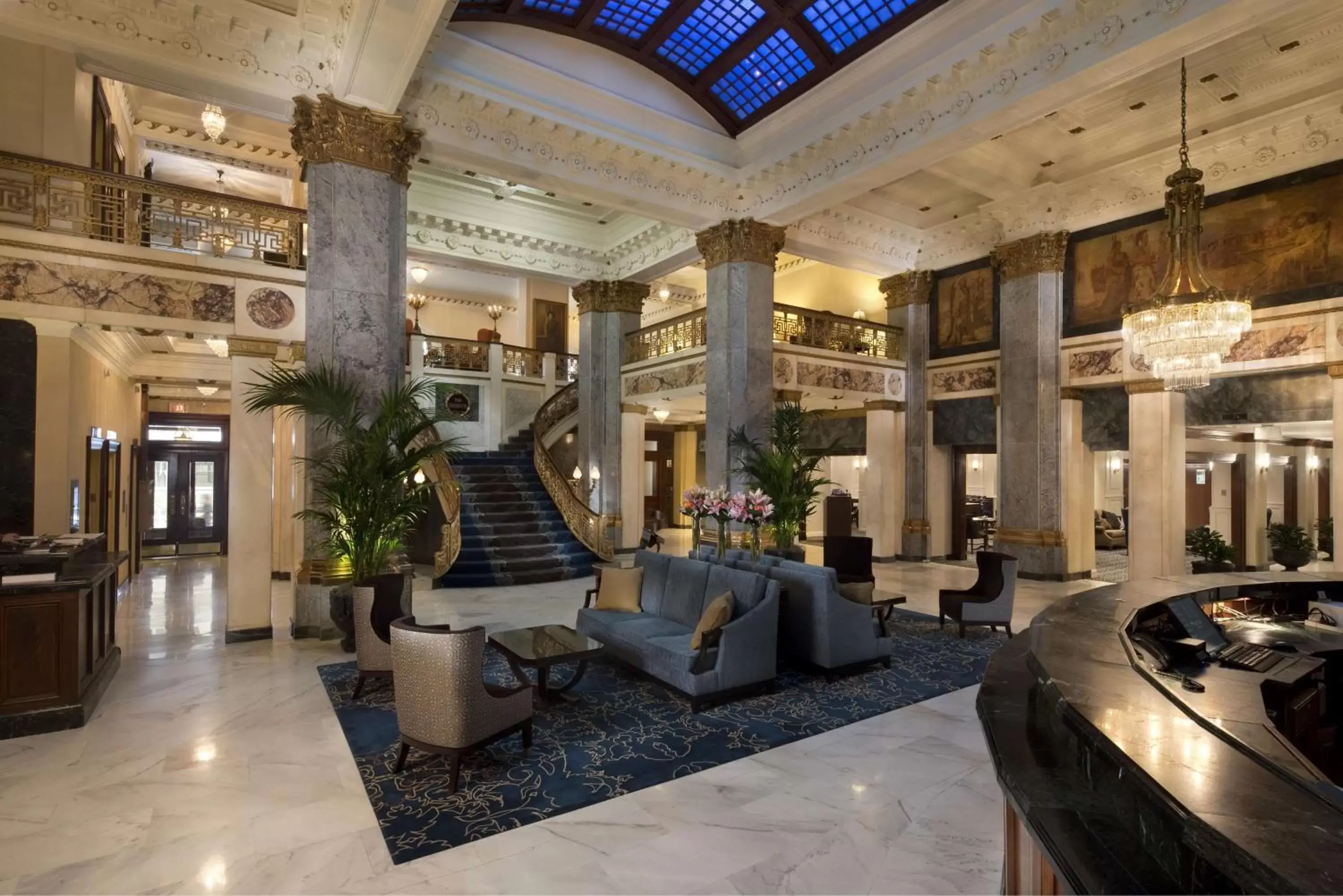Lobby or reception in The Seelbach Hilton Louisville Lobby or reception in The Seelbach Hilton Louisville