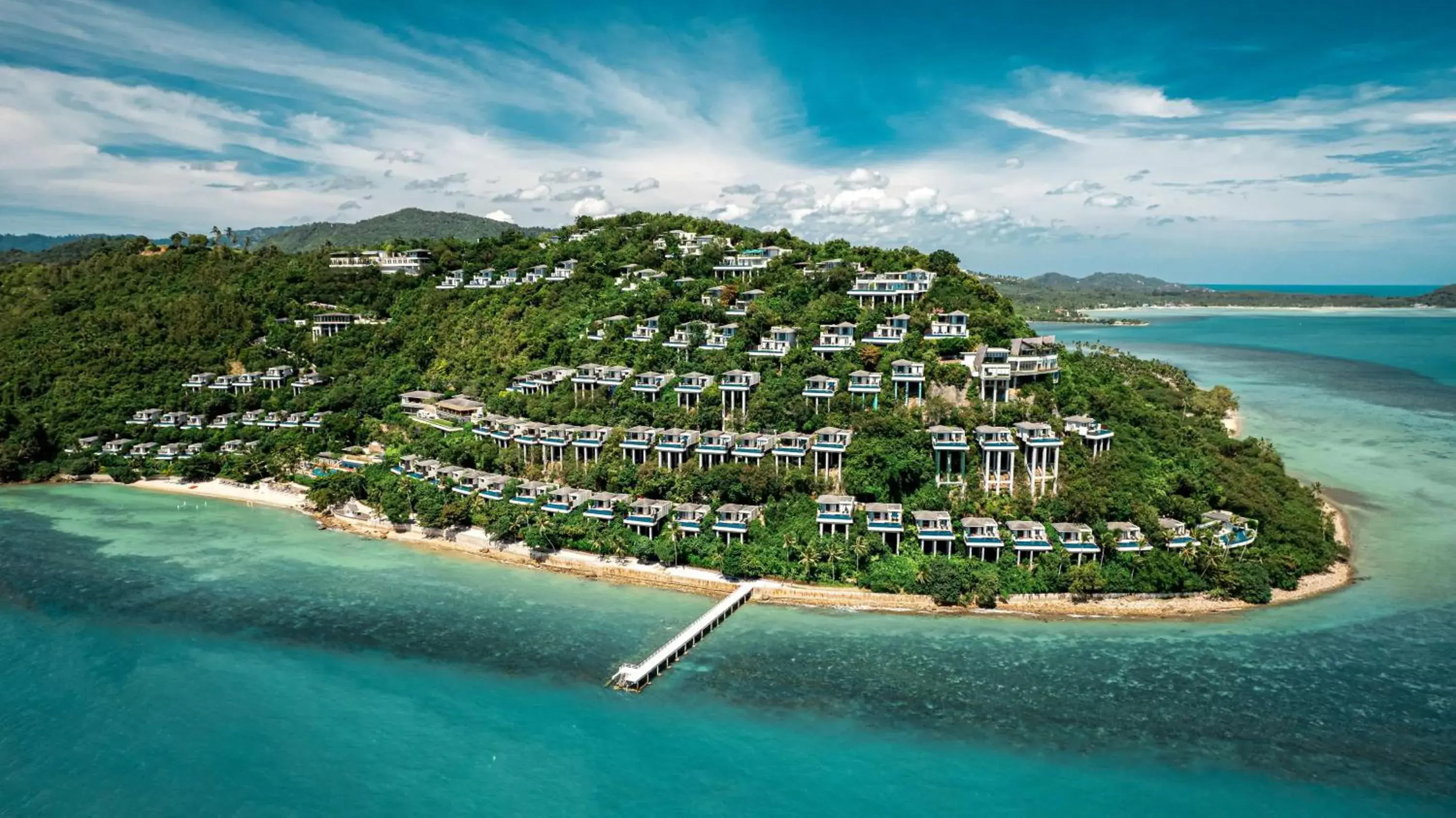 Property building, Bird's-eye View in Conrad Koh Samui