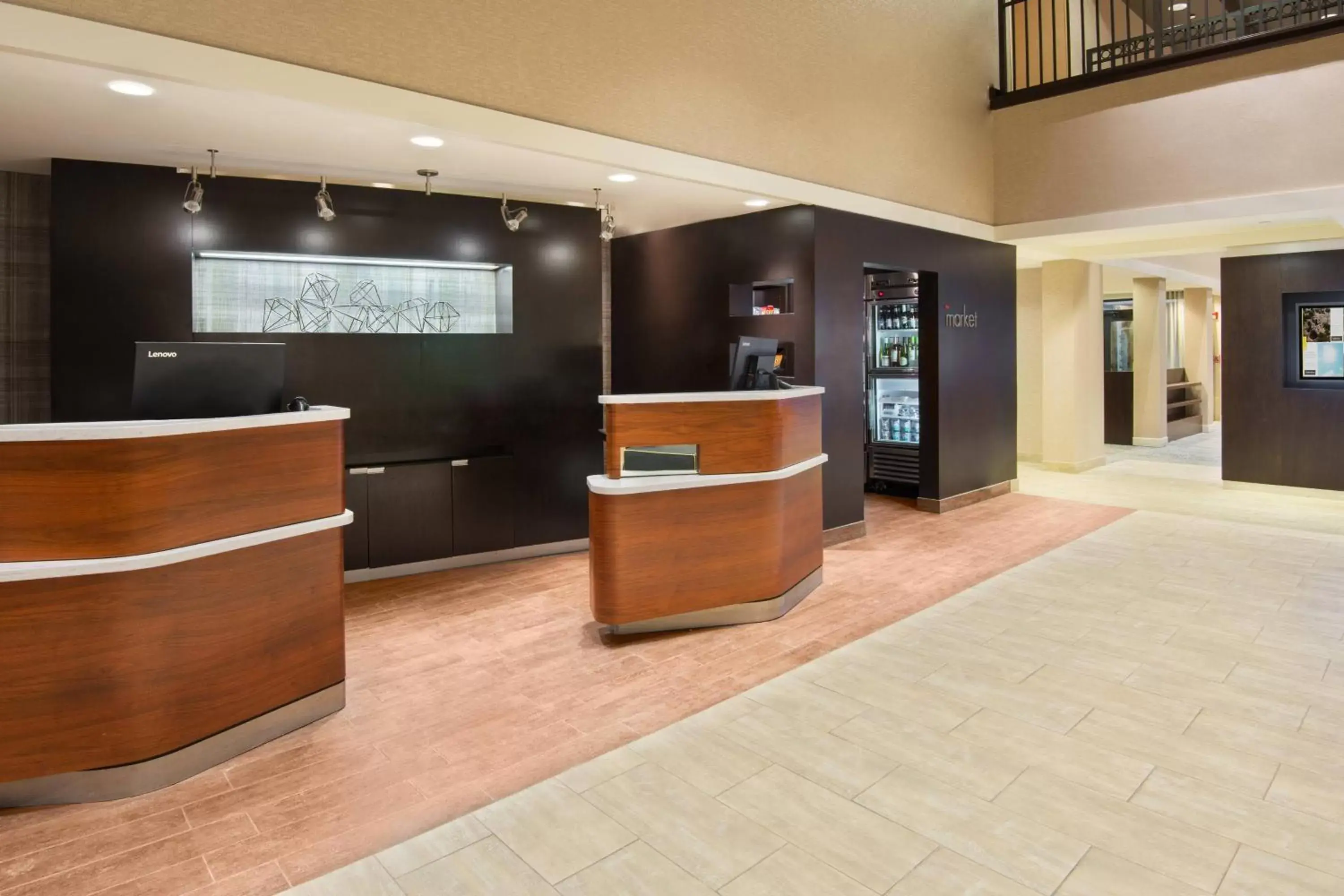 Lobby or reception, Lobby/Reception in Courtyard by Marriott Springfield Airport