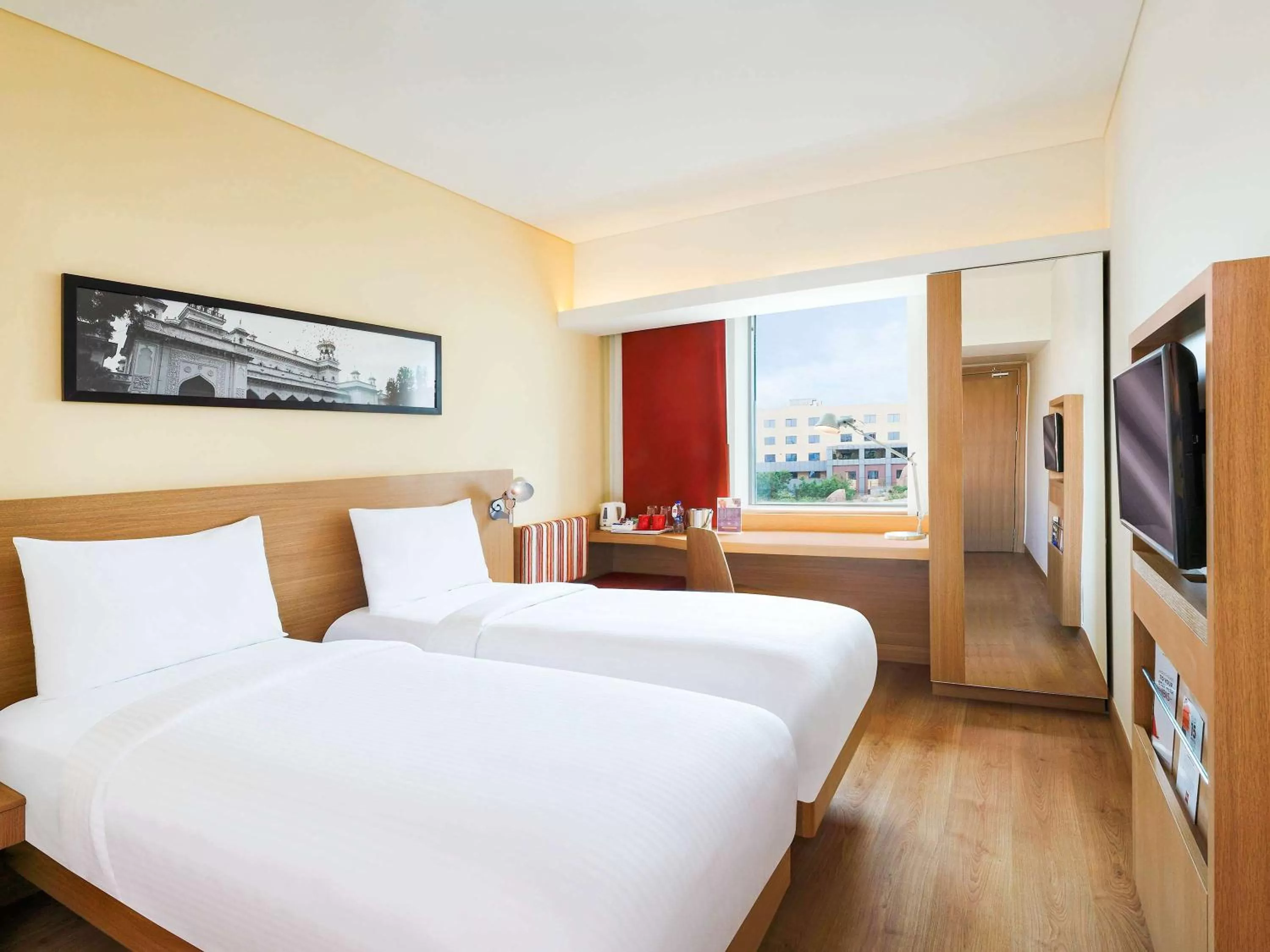 Photo of the whole room, Bed in ibis Hyderabad Hitec City - An Accor Brand