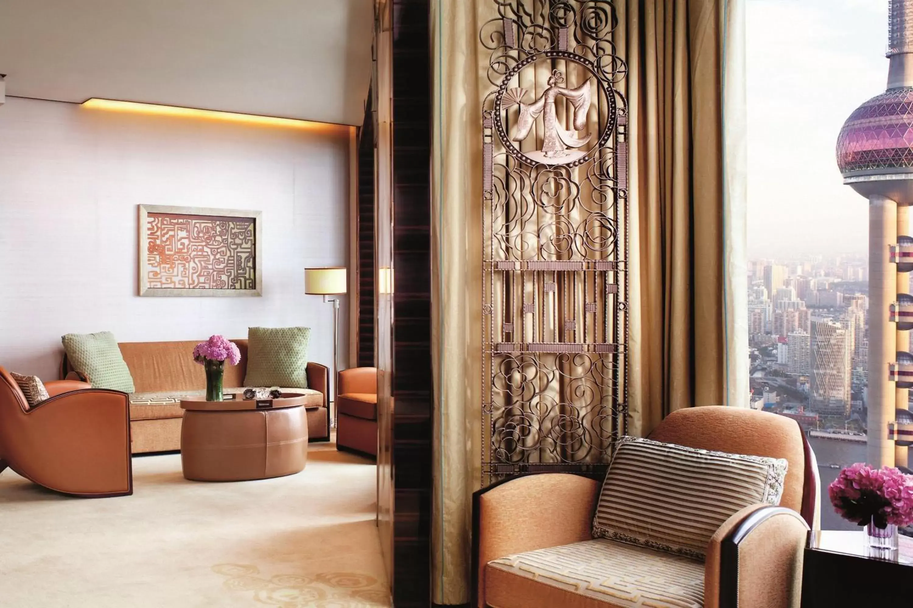 Photo of the whole room, Seating Area in The Ritz-Carlton Shanghai, Pudong