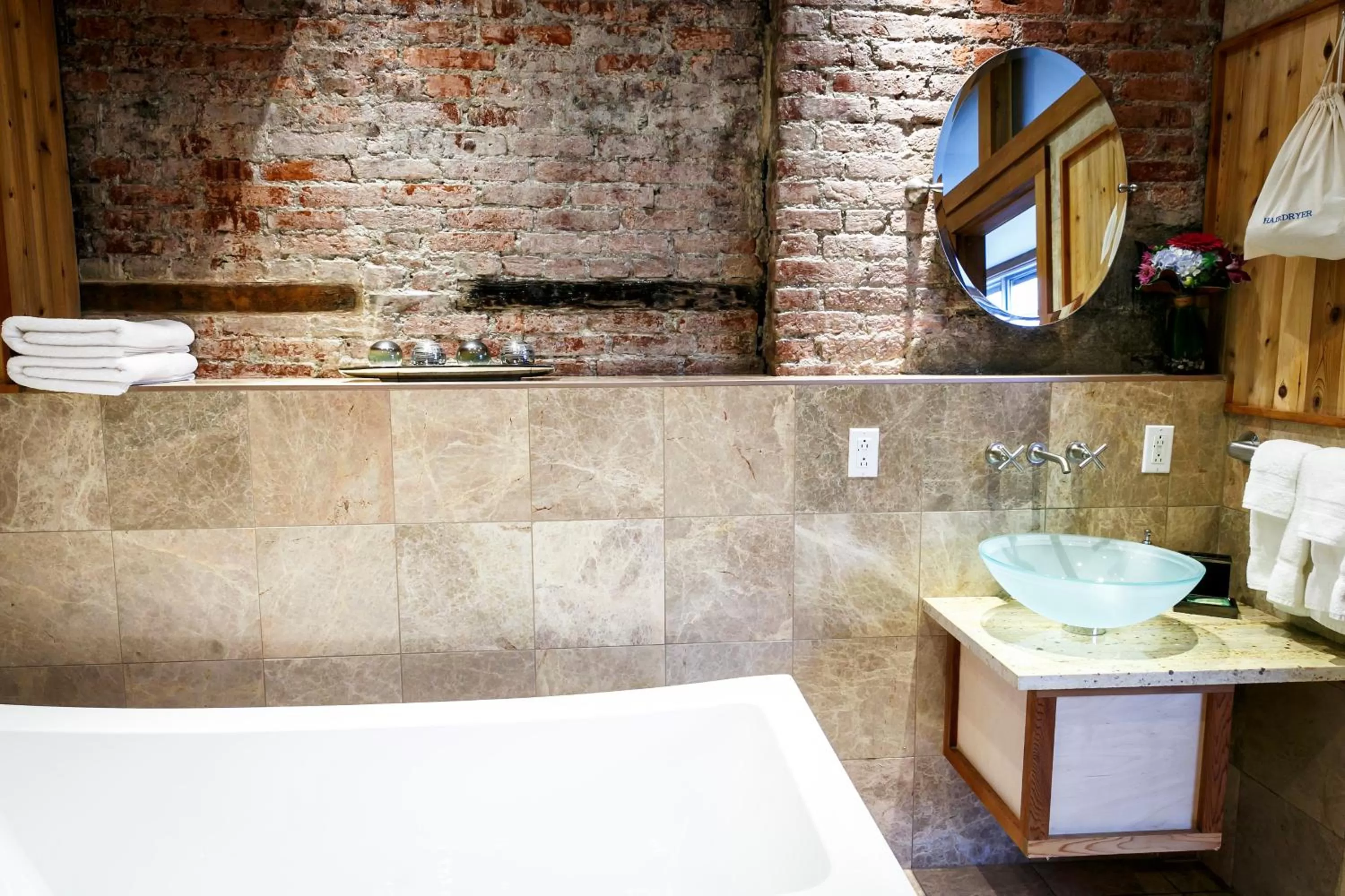 Bathroom in Blue on Water