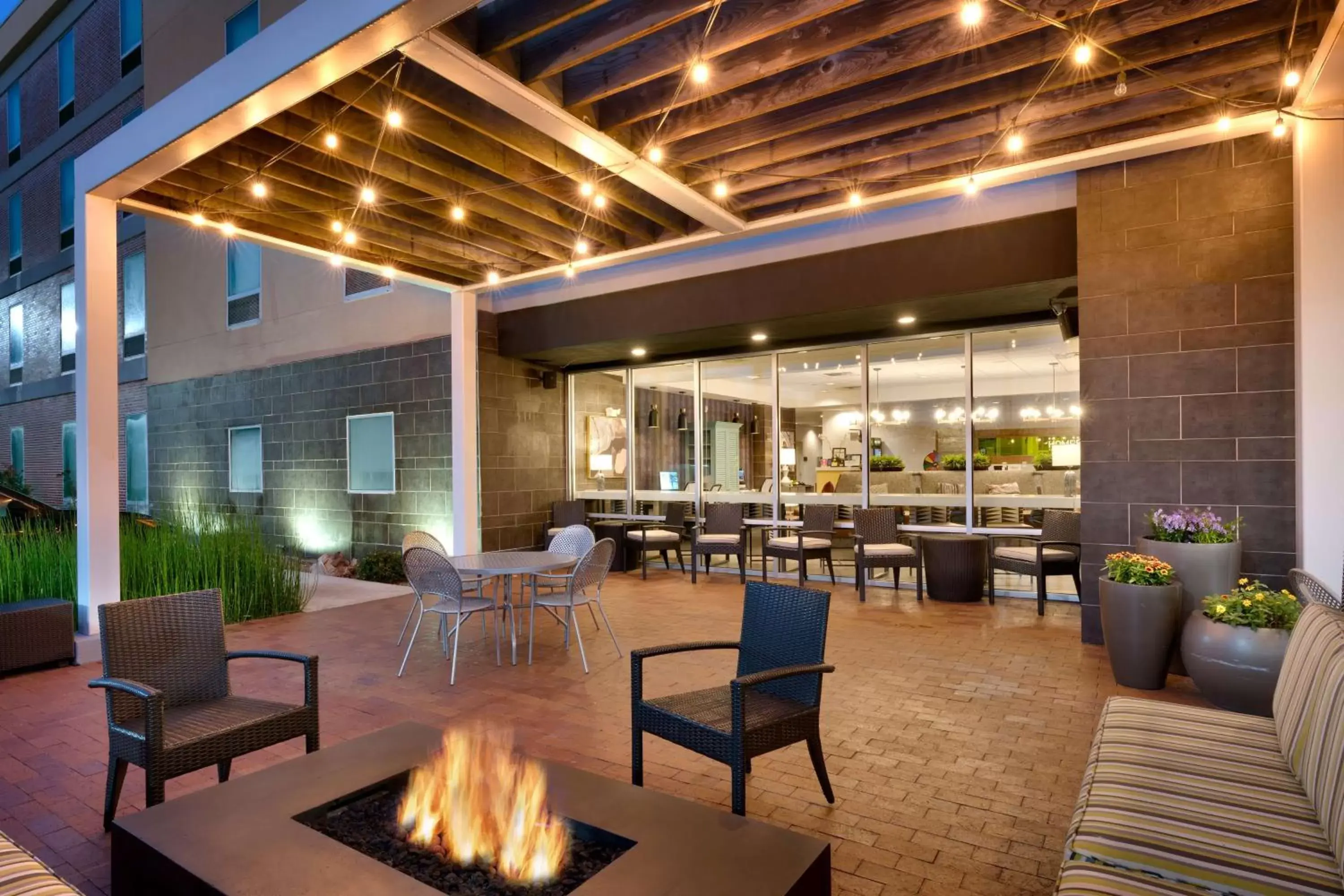 Patio, Restaurant/Places to Eat in Home2 Suites by Hilton Houston/Katy