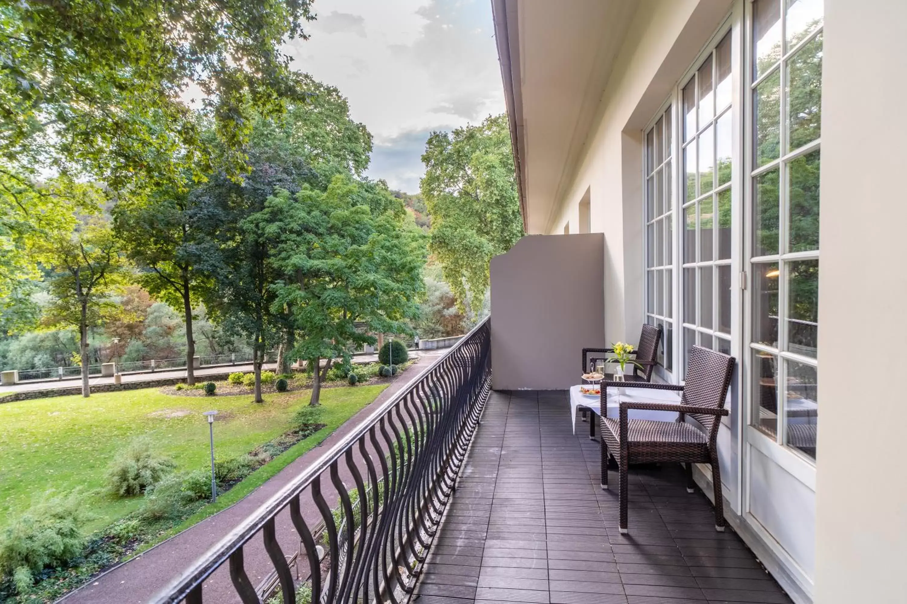 Balcony/Terrace in PK Parkhotel Kurhaus