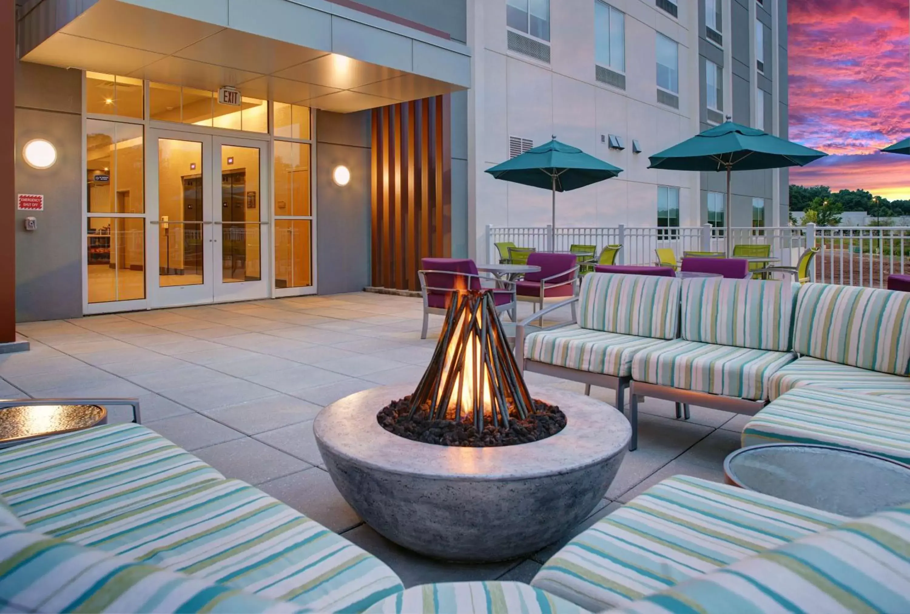 Patio in Hilton Garden Inn Manassas