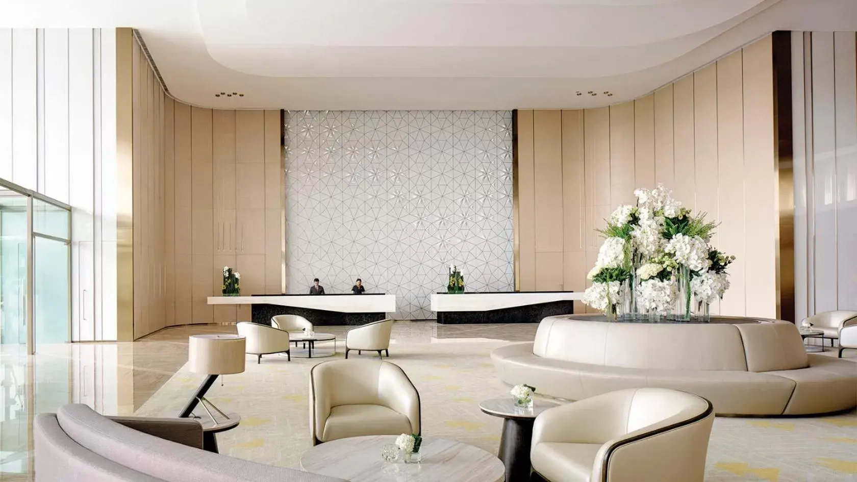 Lobby or reception, Lounge/Bar in Cordis, Beijing Capital Airport By Langham Hospitality Group