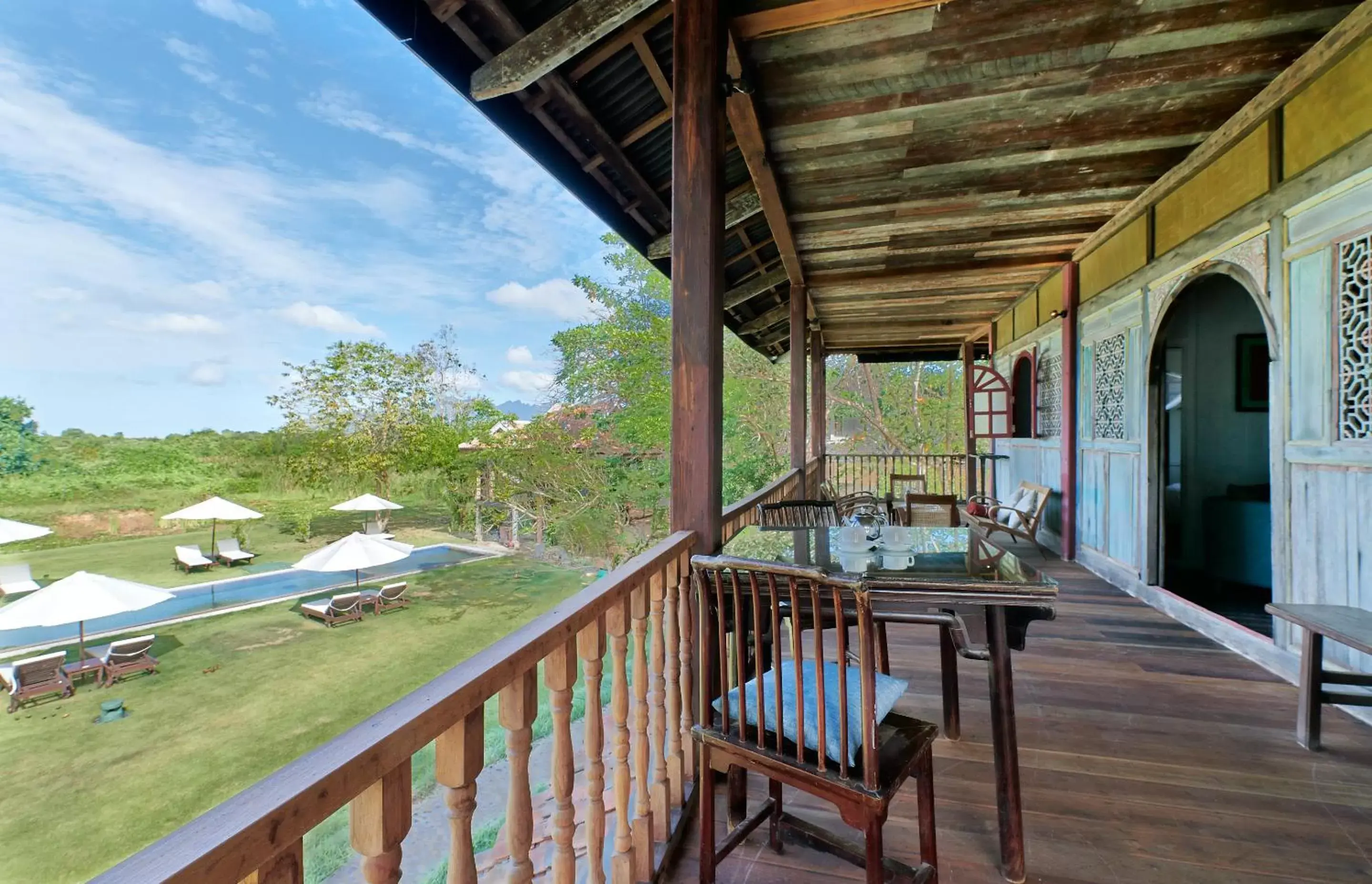 Balcony/Terrace in Temple Tree Resort