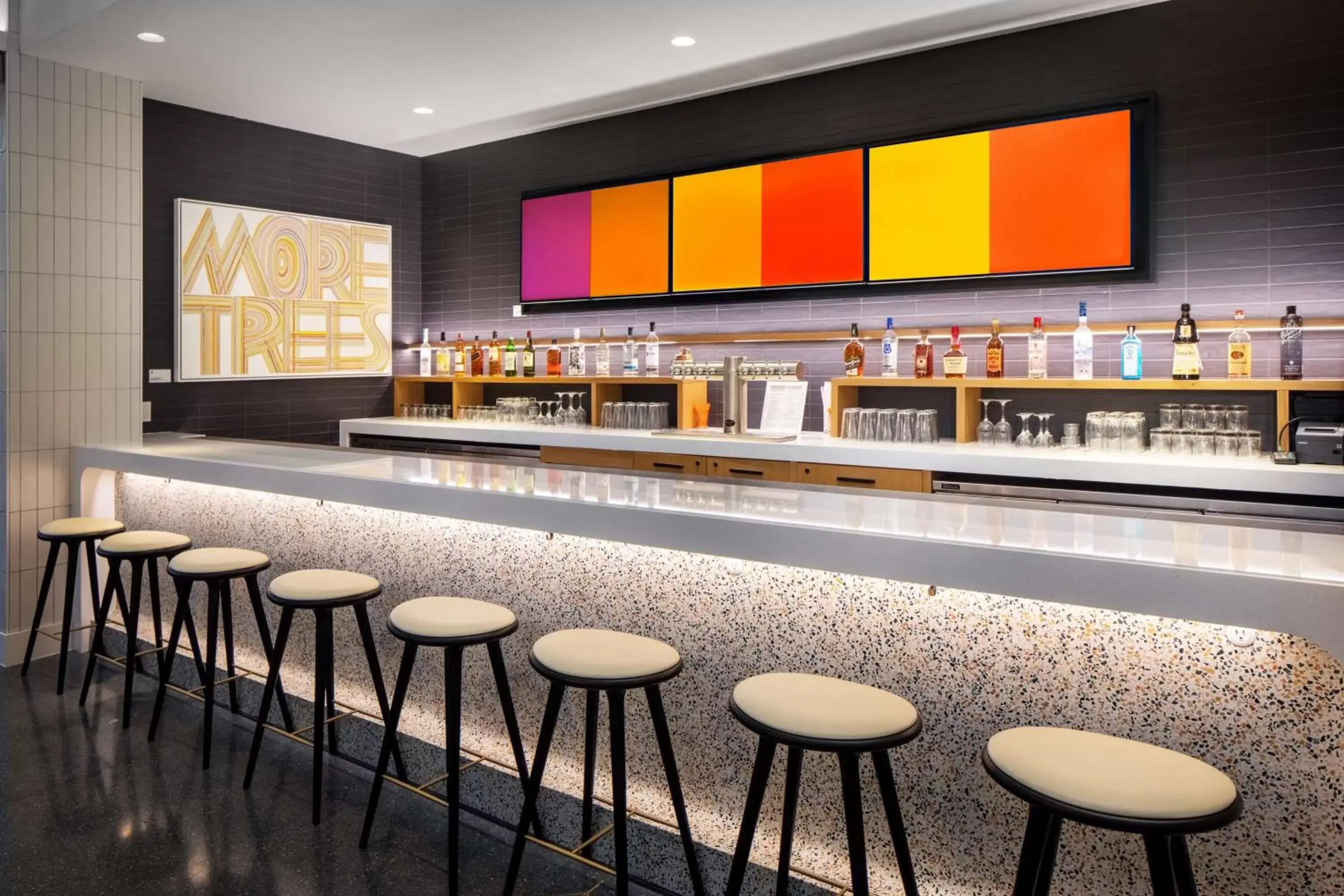 Lounge or bar, Lounge/Bar in Canopy By Hilton Grand Rapids Downtown