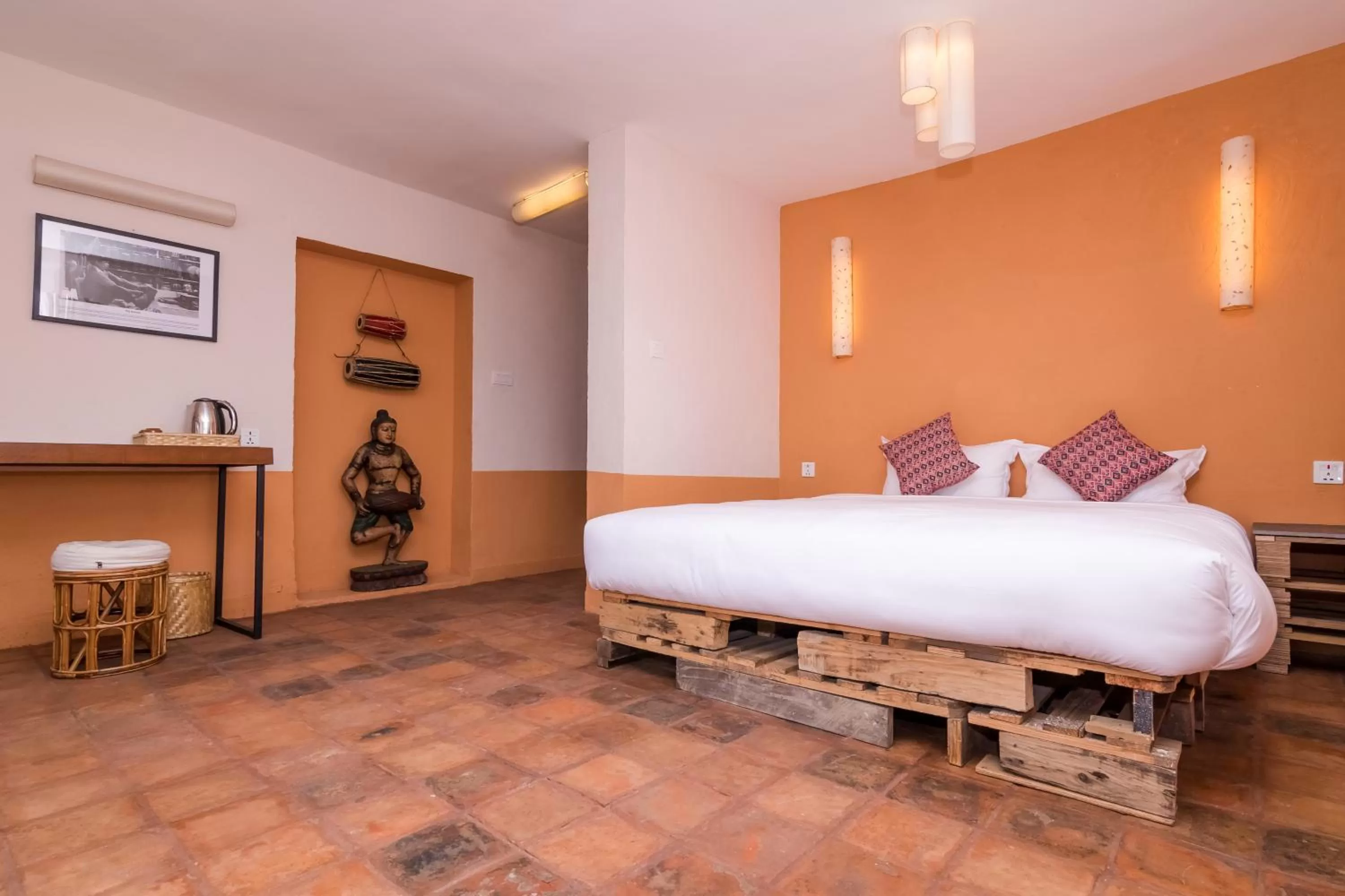 Decorative detail, Bed in The Museum