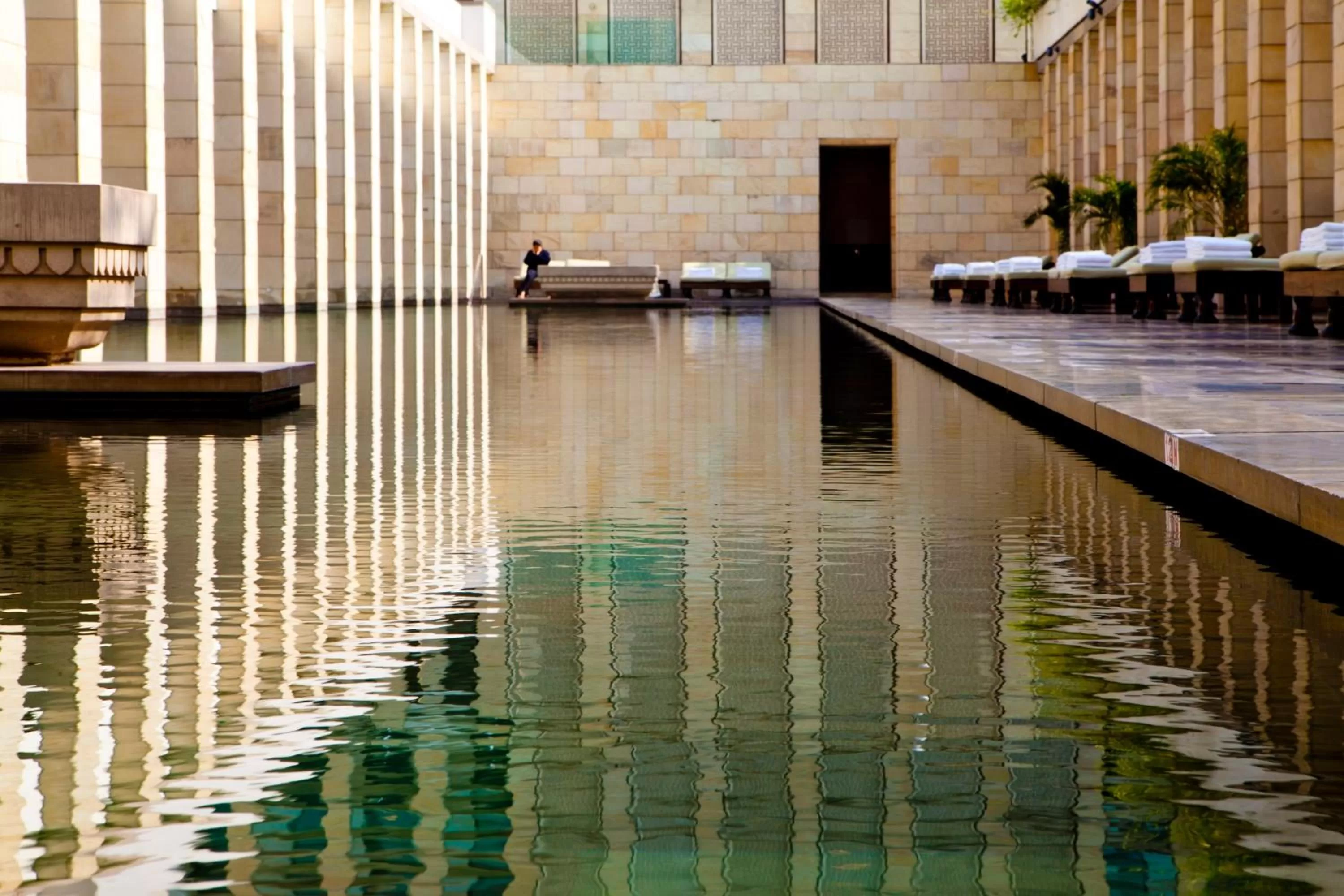 Swimming pool in The Lodhi – A member of The Leading Hotels Of The World