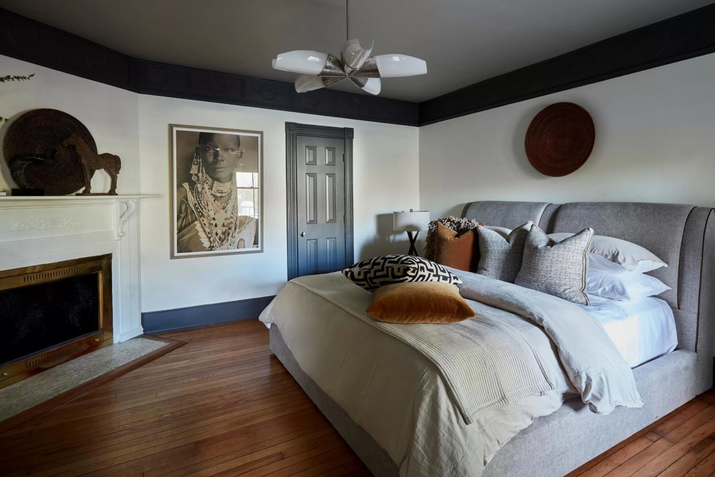 Bed in The Cornell Inn, Lenox & The Berkshires