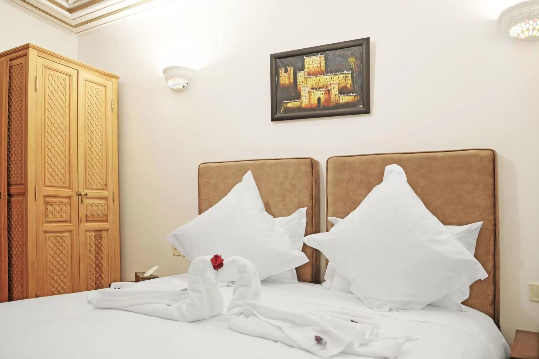 Bedroom, Bed in Riad ZANOUBA